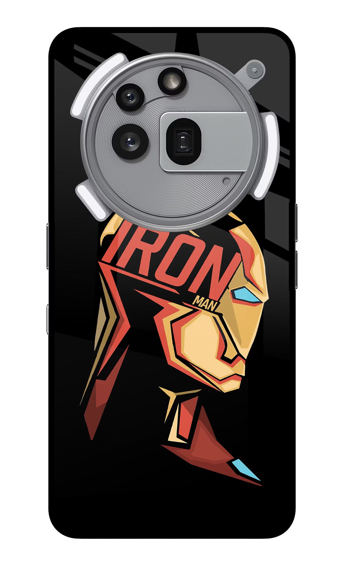 IronMan Nothing Phone 3a Pro Glass Case - IronMan Nothing Phone 3a Pro Glass Case IronMan Nothing Phone 3a Pro Glass Case