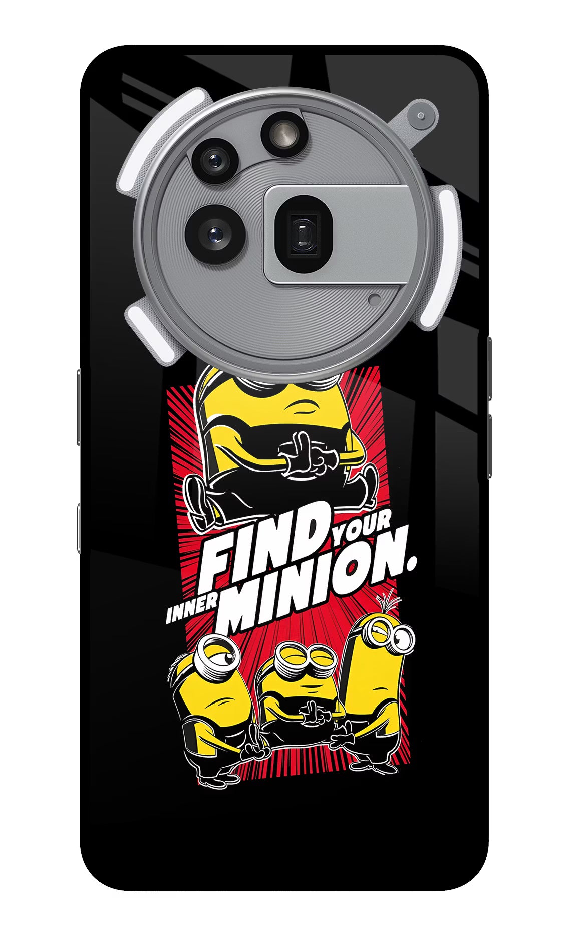 Find your inner Minion Nothing Phone 3a Pro Glass Case - Find your inner Minion Nothing Phone 3a Pro Glass Case Find your inner Minion Nothing Phone 3a Pro Glass Case