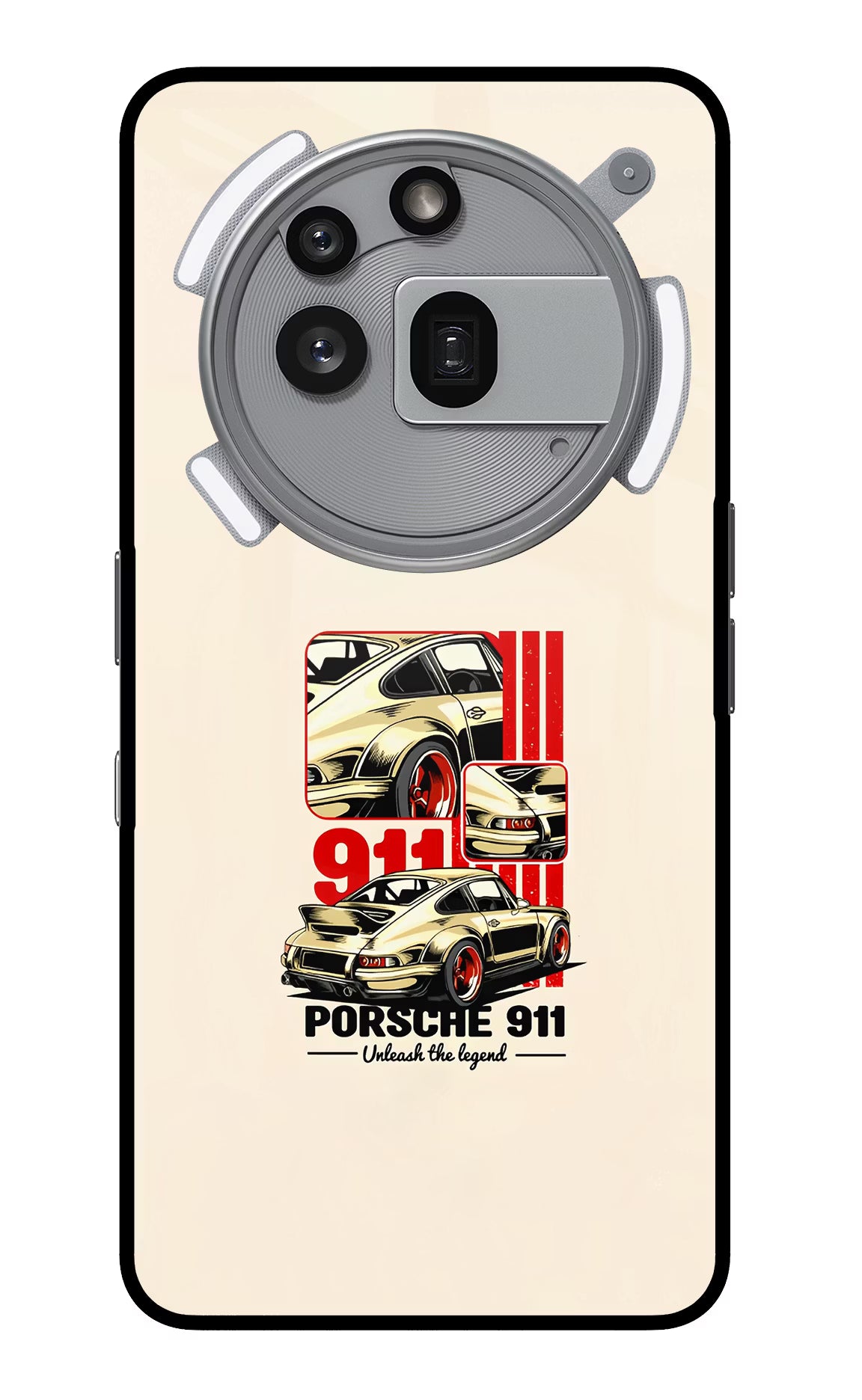 Classic Porsche 911 Nothing Phone 3a Pro Glass Case - Classic Porsche 911 Nothing Phone 3a Pro Glass Case Classic Porsche 911 Nothing Phone 3a Pro Glass Case