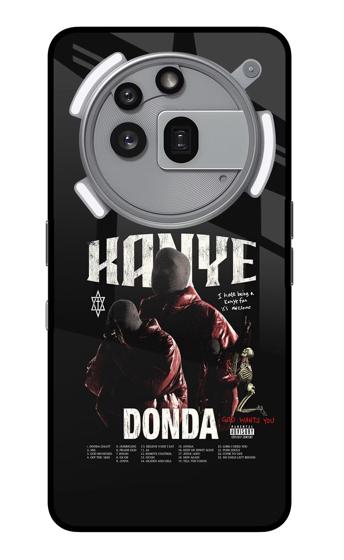 Donda Kanye West Nothing Phone 3a Pro Glass Case - Donda Kanye West Nothing Phone 3a Pro Glass Case Donda Kanye West Nothing Phone 3a Pro Glass Case