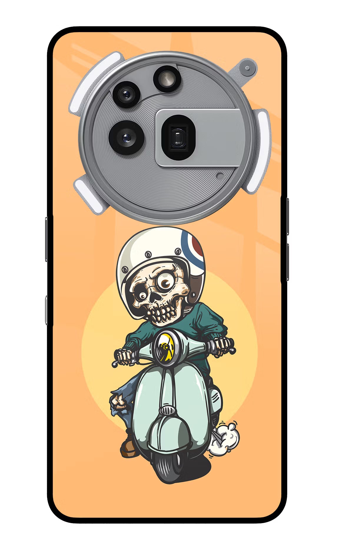 Undead Biker Nothing Phone 3a Pro Glass Case - Undead Biker Nothing Phone 3a Pro Glass Case Undead Biker Nothing Phone 3a Pro Glass Case