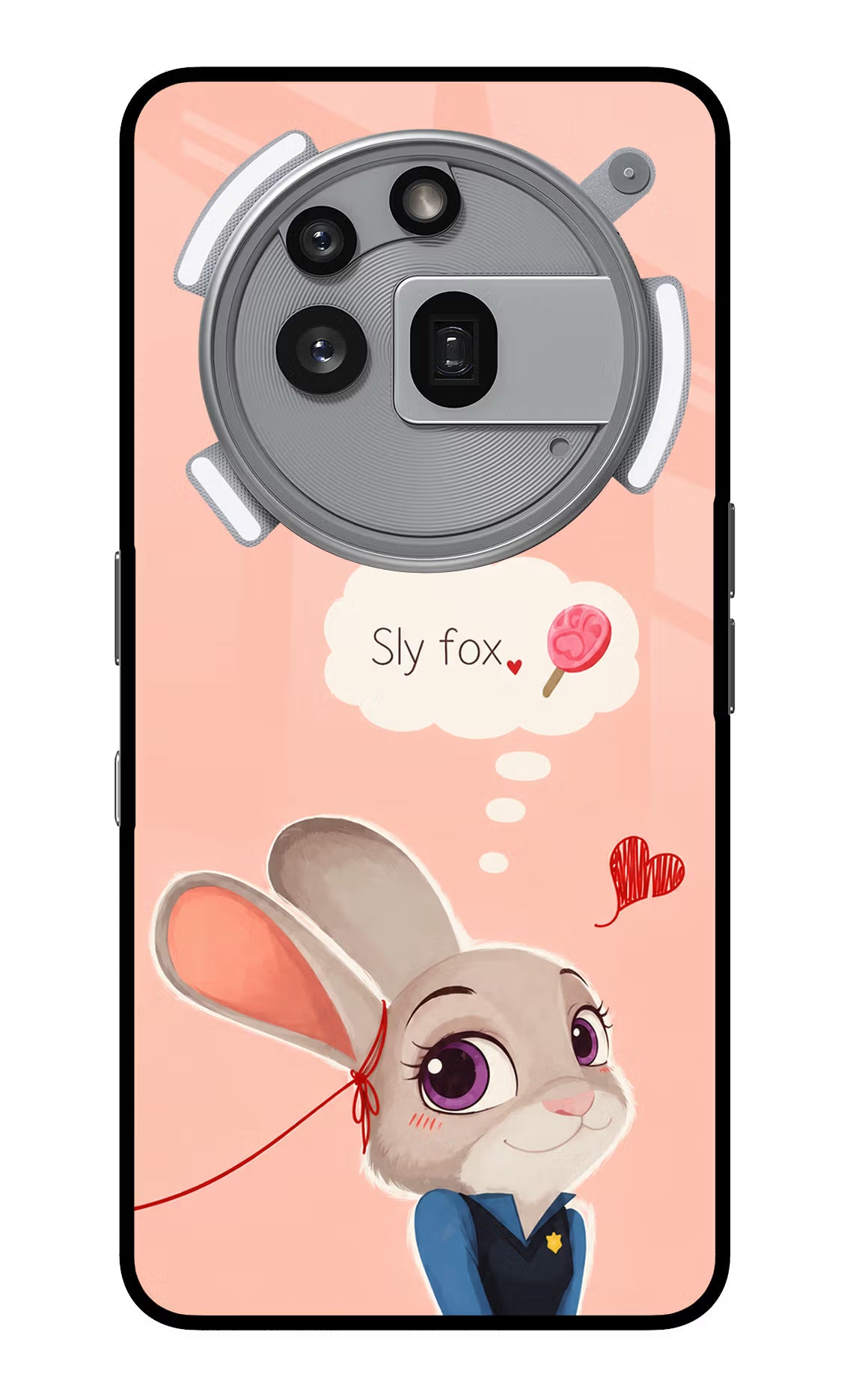 Judy Charm Nothing Phone 3a Pro Glass Case - Judy Charm Nothing Phone 3a Pro Glass Case Judy Charm Nothing Phone 3a Pro Glass Case