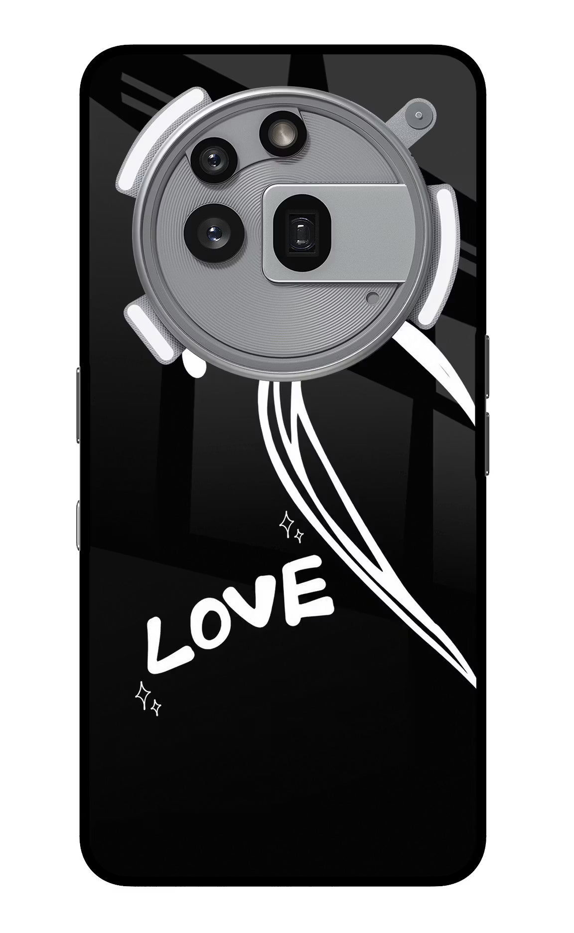 Love Line Nothing Phone 3a Pro Glass Case - Love Line Nothing Phone 3a Pro Glass Case Love Line Nothing Phone 3a Pro Glass Case