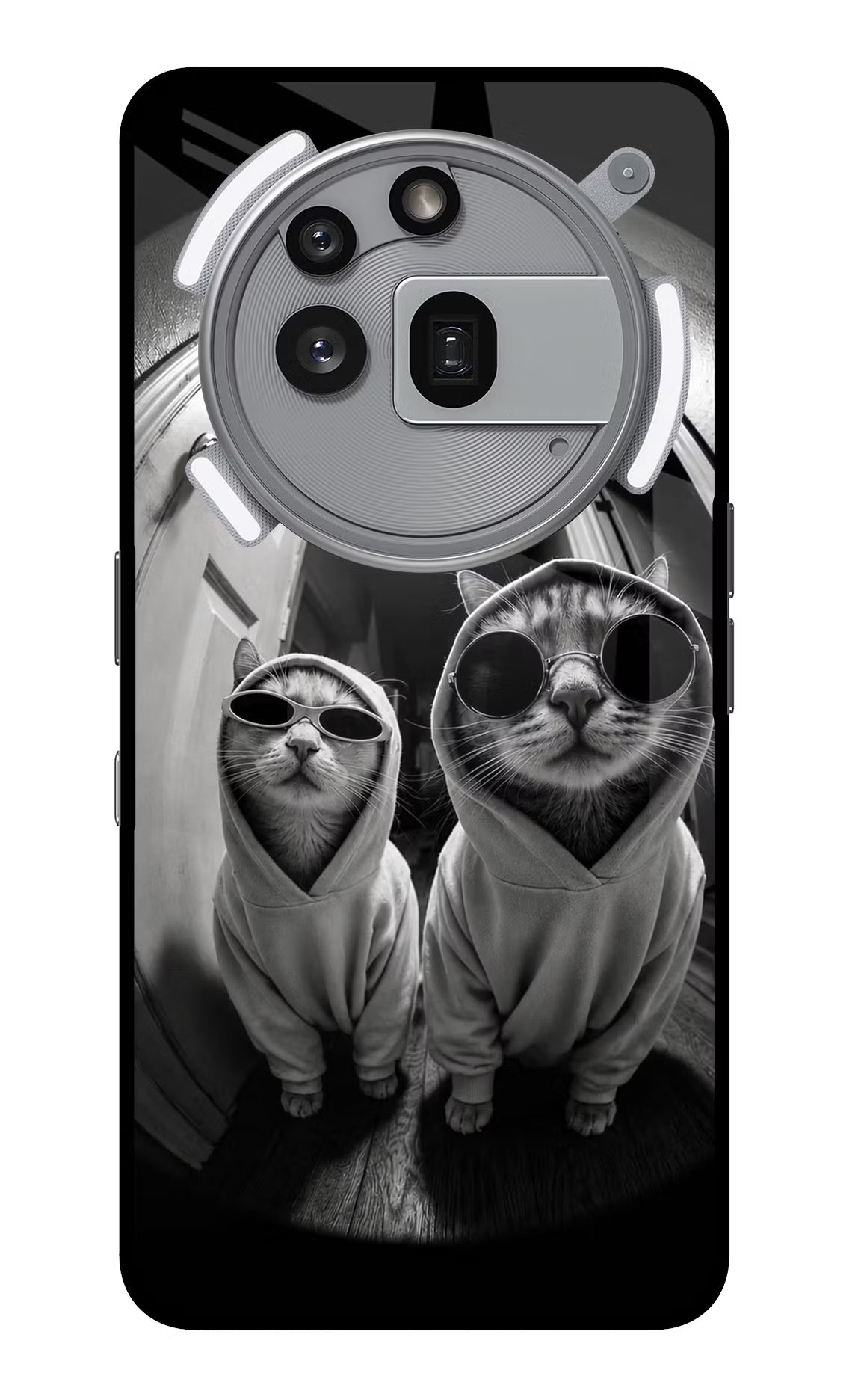 Hood Cats Nothing Phone 3a Pro Glass Case - Hood Cats Nothing Phone 3a Pro Glass Case Hood Cats Nothing Phone 3a Pro Glass Case