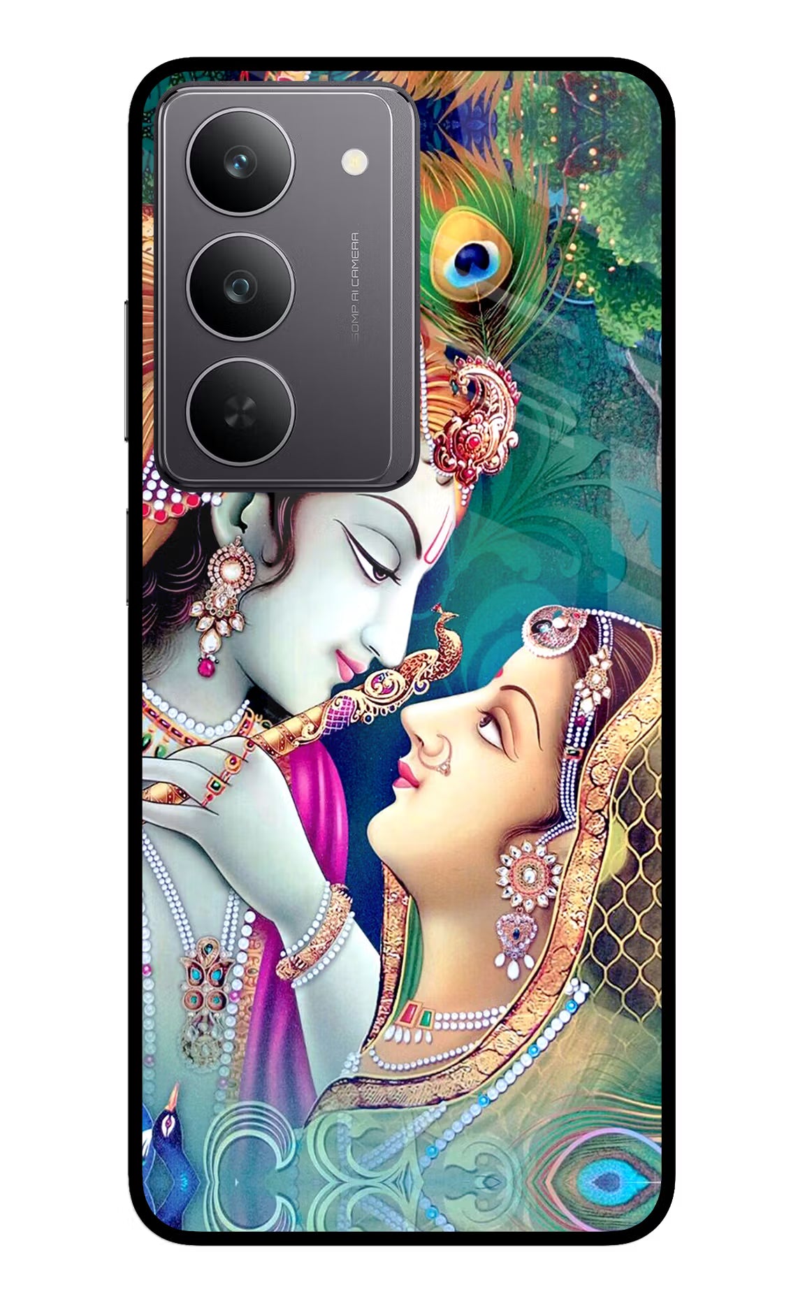 Lord Radha Krishna Realme 14x 5G Glass Case - Lord Radha Krishna Realme 14x 5G Glass Case Lord Radha Krishna Realme 14x 5G Glass Case