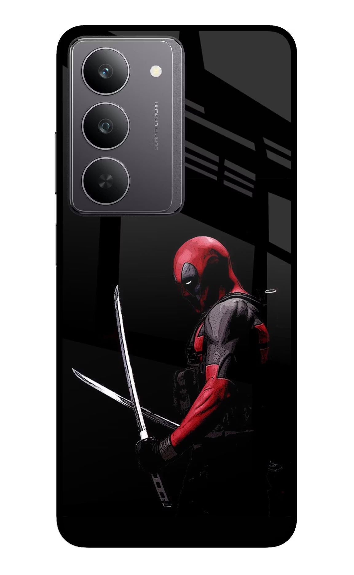 Deadpool Realme 14x 5G Glass Case - Deadpool Realme 14x 5G Glass Case Deadpool Realme 14x 5G Glass Case