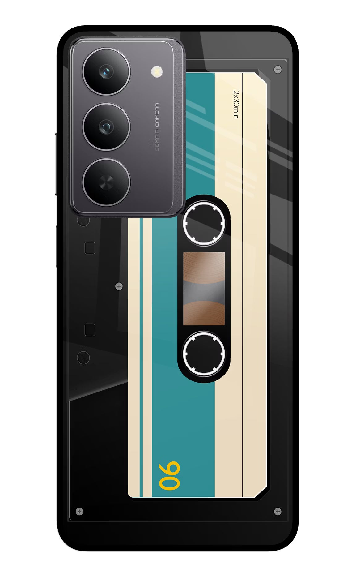 Cassette Realme 14x 5G Glass Case - Cassette Realme 14x 5G Glass Case Cassette Realme 14x 5G Glass Case