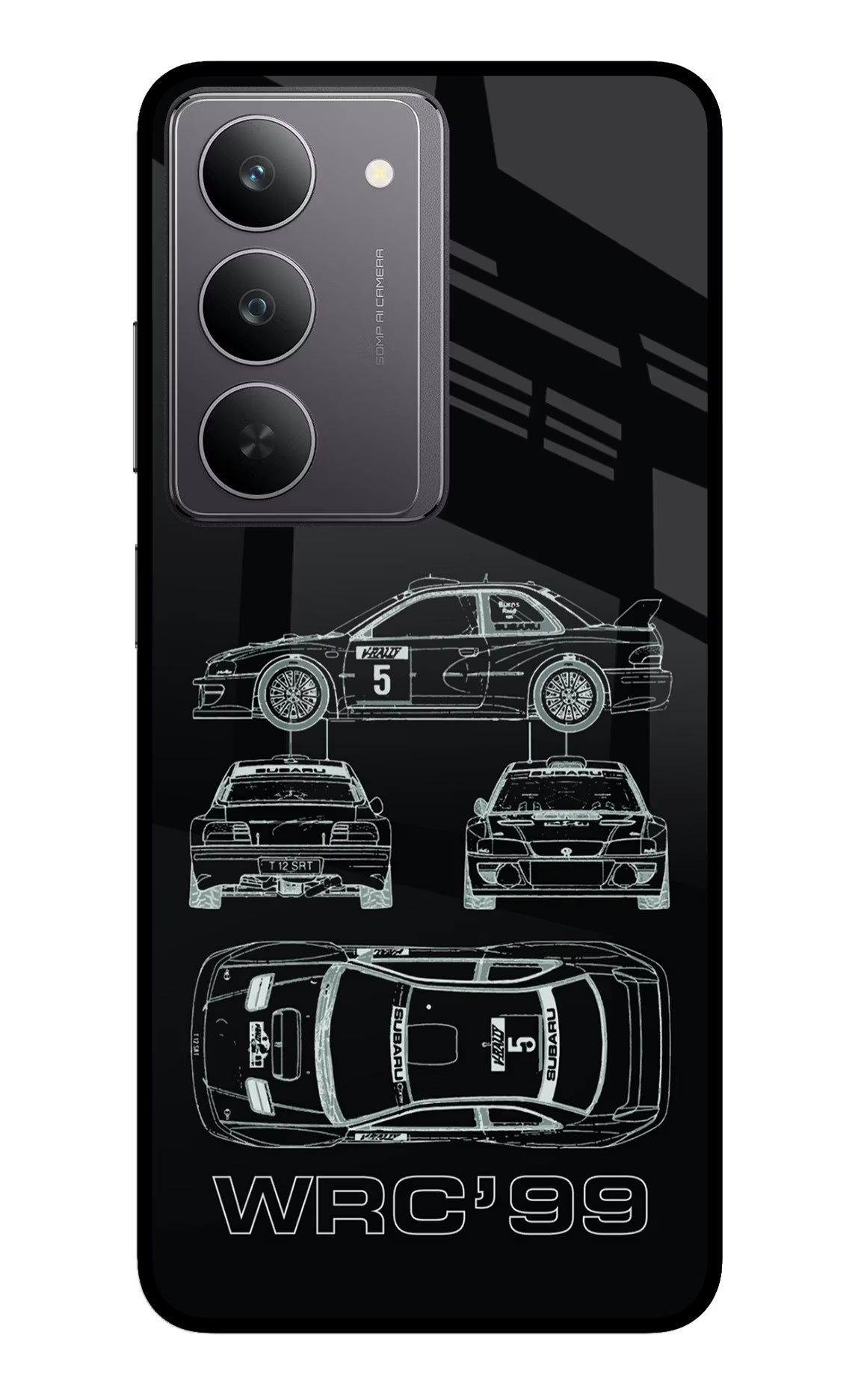 WRC'99 Realme 14x 5G Glass Case - WRC'99 Realme 14x 5G Glass Case WRC'99 Realme 14x 5G Glass Case