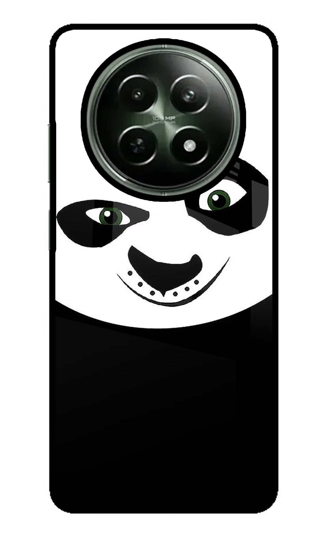 Panda Realme 12x 5G Back Cover - Panda Realme 12x 5G Glass Case Back Cover by Casekaro Panda Realme 12x 5G Glass Case Back Cover by Casekaro