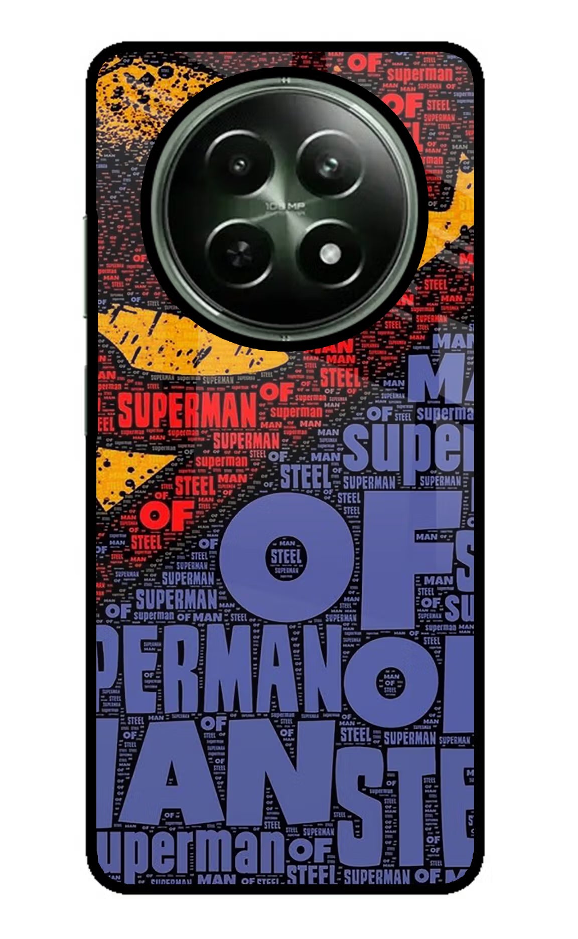 Superman Realme 12x 5G Glass Case - Superman Realme 12x 5G Glass Case Superman Realme 12x 5G Glass Case
