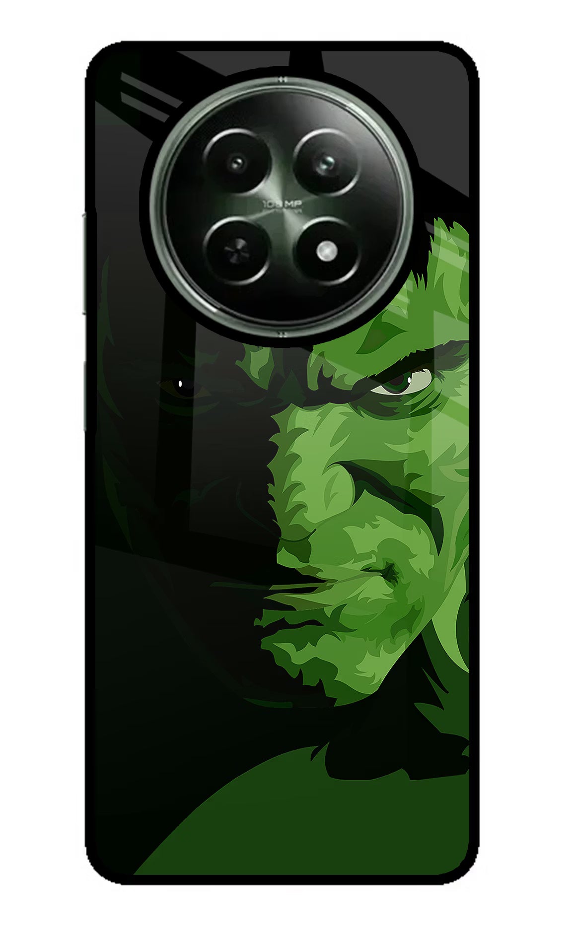 HULK Realme 12x 5G Back Cover - HULK Realme 12x 5G Glass Case Back Cover by Casekaro HULK Realme 12x 5G Glass Case Back Cover by Casekaro