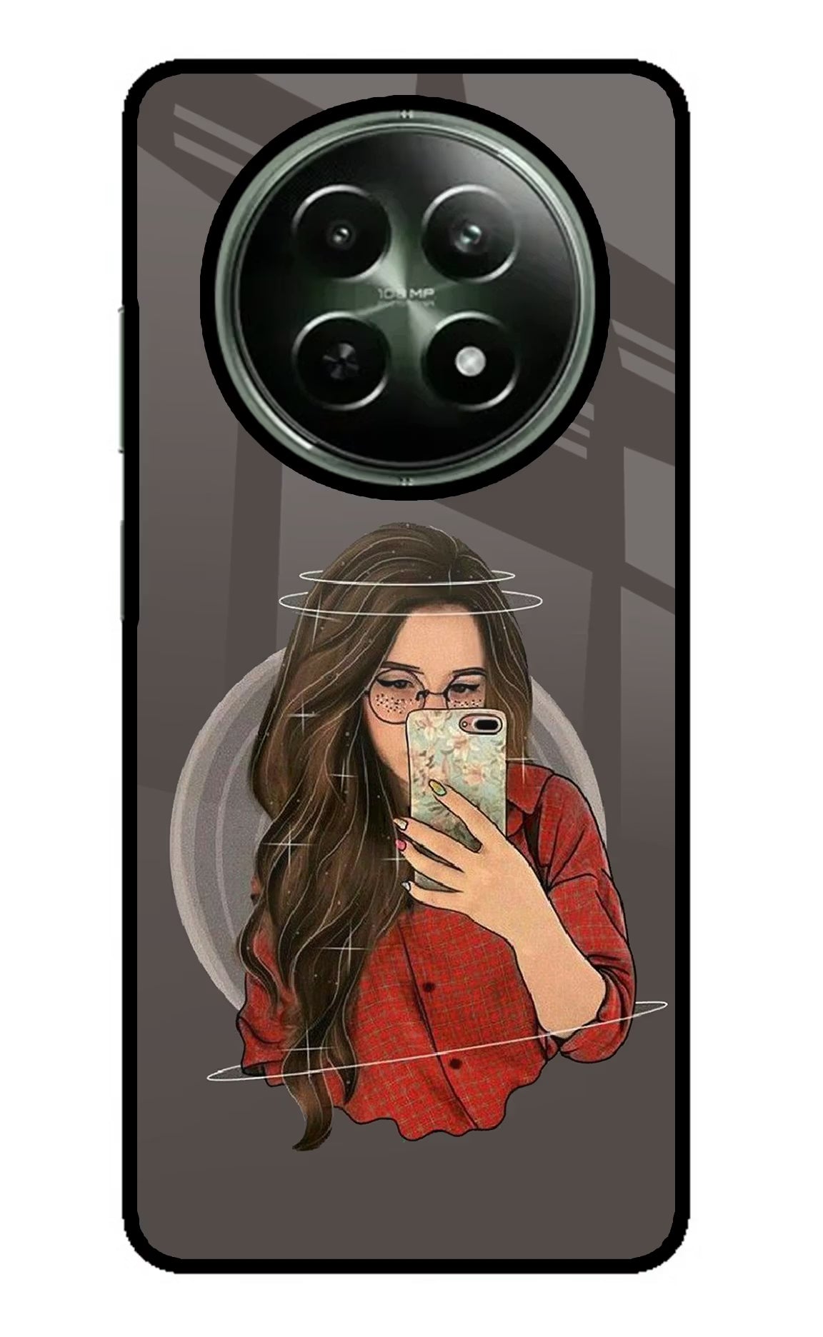 Selfie Queen Realme 12x 5G Glass Case - Selfie Queen Realme 12x 5G Glass Case Selfie Queen Realme 12x 5G Glass Case