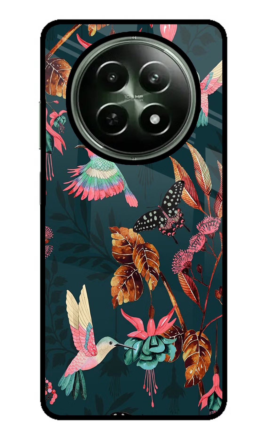 Birds Realme 12x 5G Back Cover - Birds Realme 12x 5G Glass Case Back Cover by Casekaro Birds Realme 12x 5G Glass Case Back Cover by Casekaro