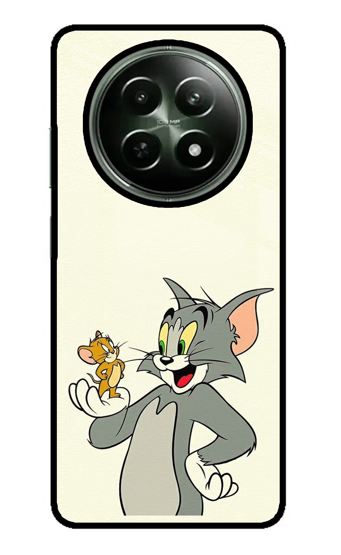 Tom & Jerry Realme 12x 5G Back Cover - Tom & Jerry Realme 12x 5G Glass Case Back Cover by Casekaro Tom & Jerry Realme 12x 5G Glass Case Back Cover by Casekaro