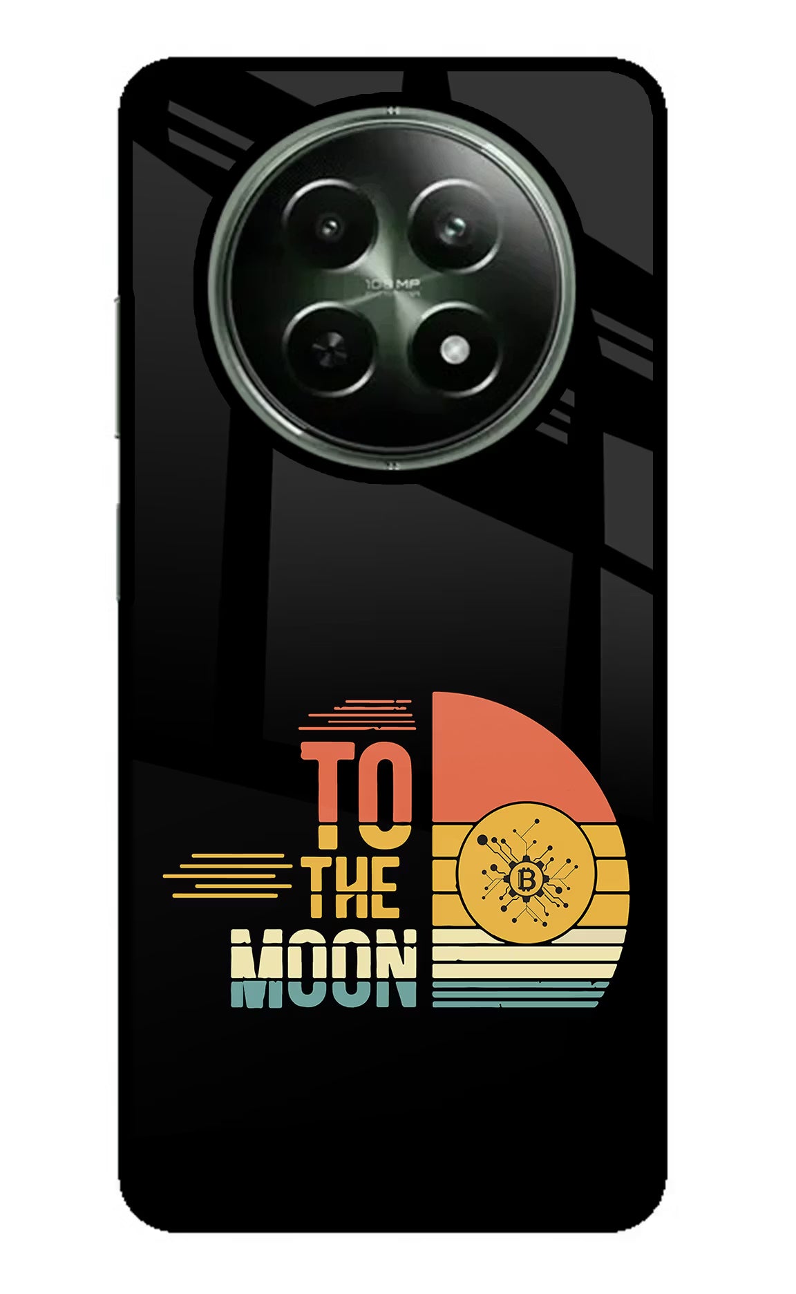 To the Moon Realme 12x 5G Glass Case - To the Moon Realme 12x 5G Glass Case To the Moon Realme 12x 5G Glass Case