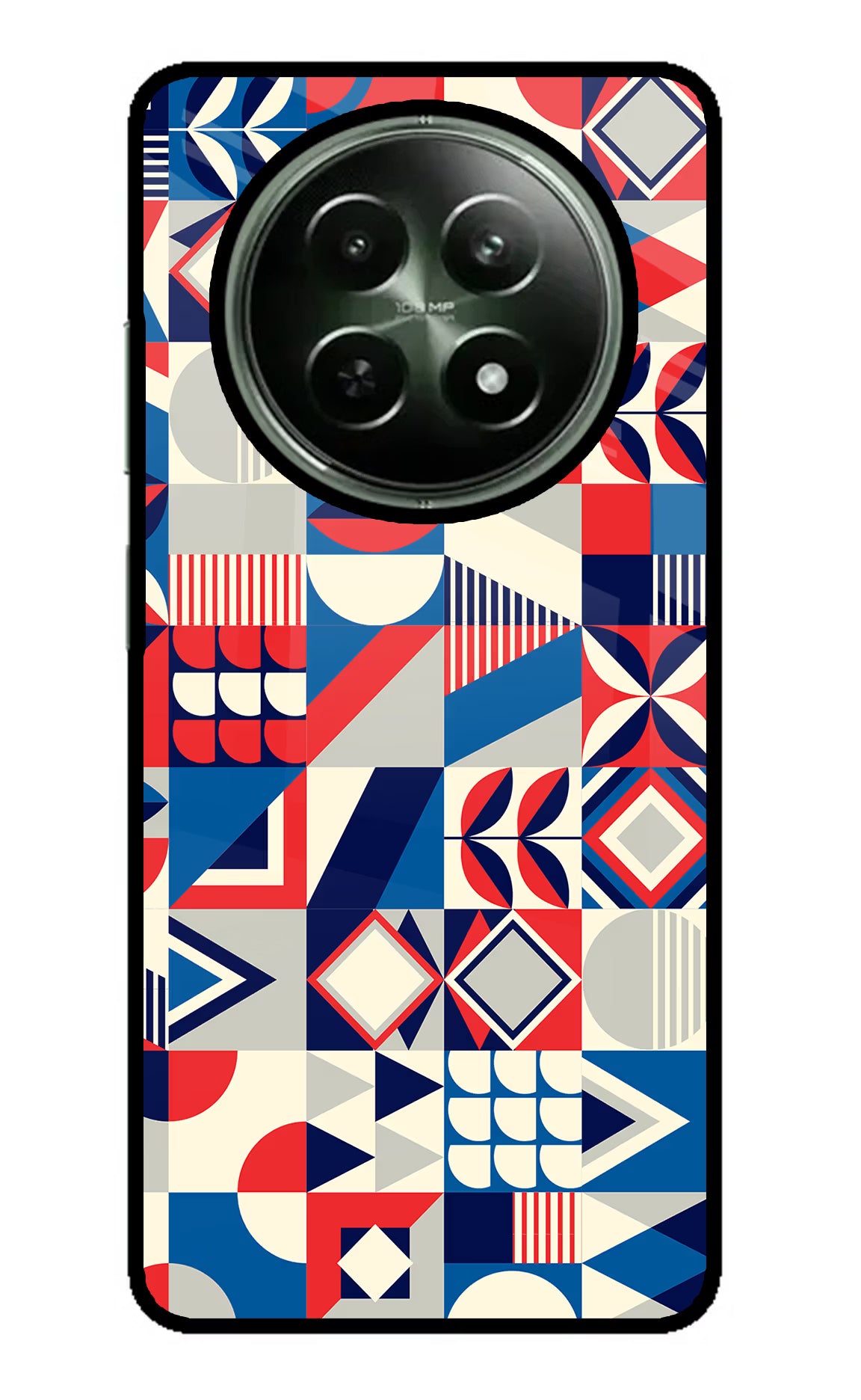 Colorful Pattern Realme 12x 5G Glass Case - Colorful Pattern Realme 12x 5G Glass Case Colorful Pattern Realme 12x 5G Glass Case