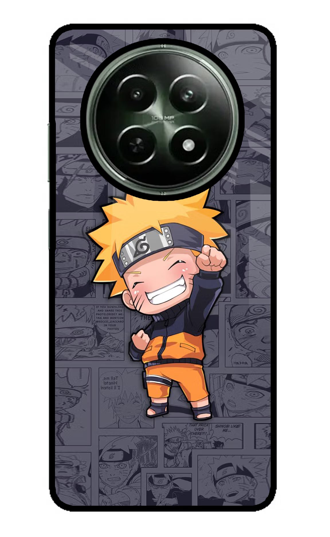 Chota Naruto Realme 12x 5G Glass Case - Chota Naruto Realme 12x 5G Glass Case Chota Naruto Realme 12x 5G Glass Case