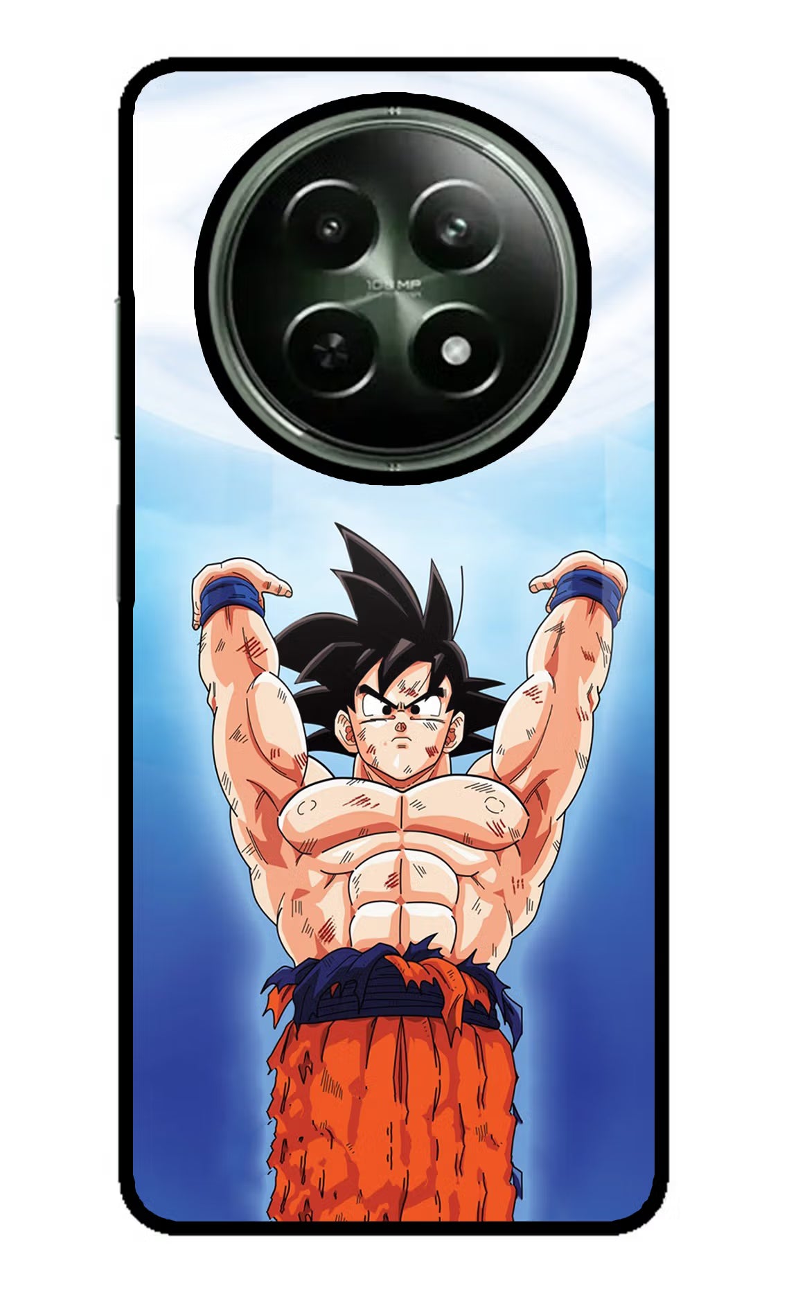 Goku Power Realme 12x 5G Glass Case - Goku Power Realme 12x 5G Glass Case Goku Power Realme 12x 5G Glass Case
