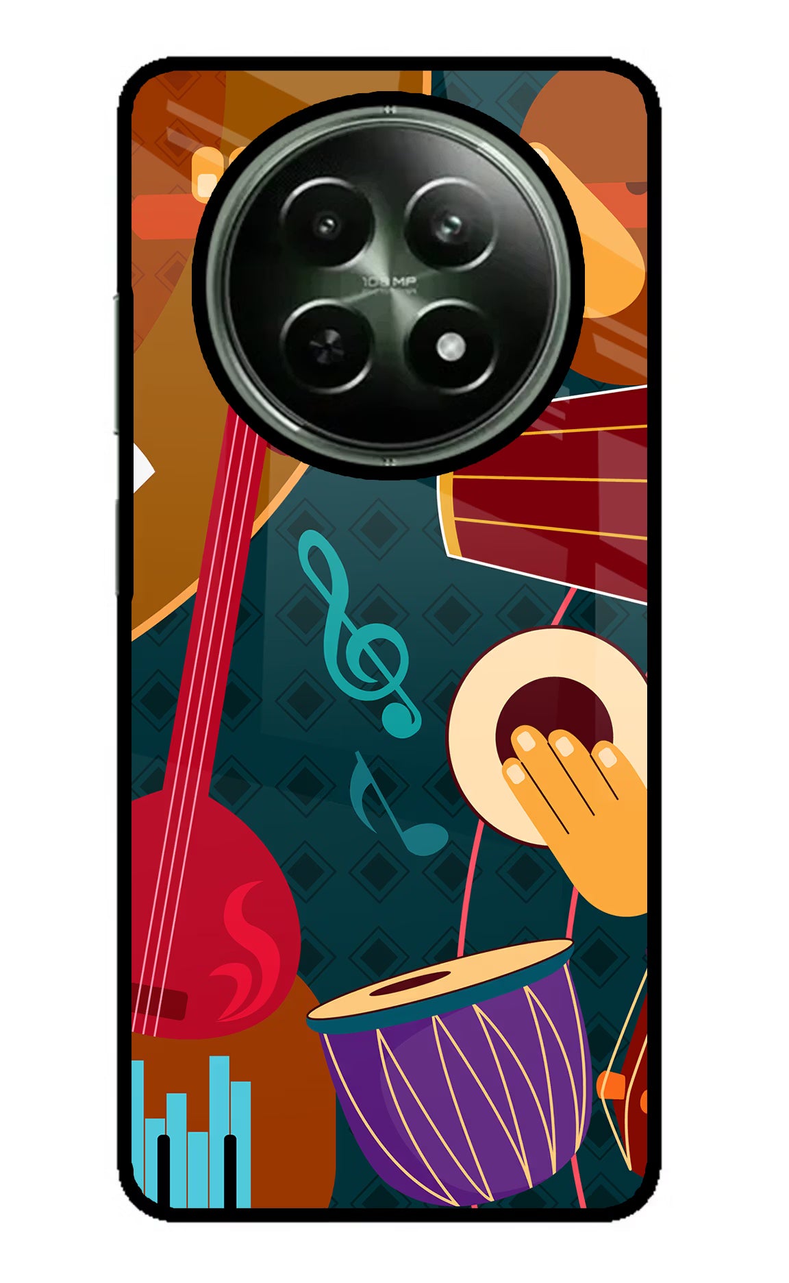 Music Instrument Realme 12x 5G Glass Case - Music Instrument Realme 12x 5G Glass Case Music Instrument Realme 12x 5G Glass Case