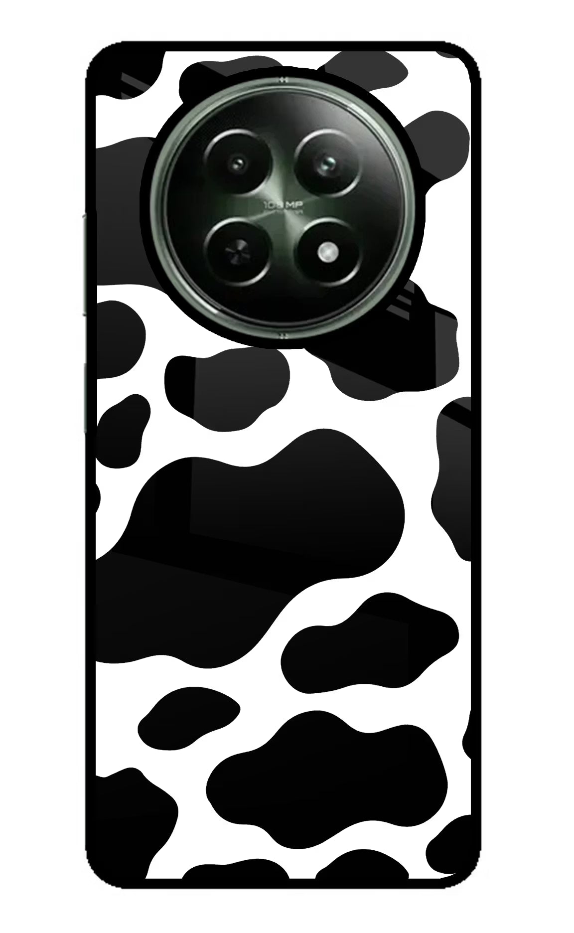 Cow Spots Realme 12x 5G Glass Case - Cow Spots Realme 12x 5G Glass Case Cow Spots Realme 12x 5G Glass Case