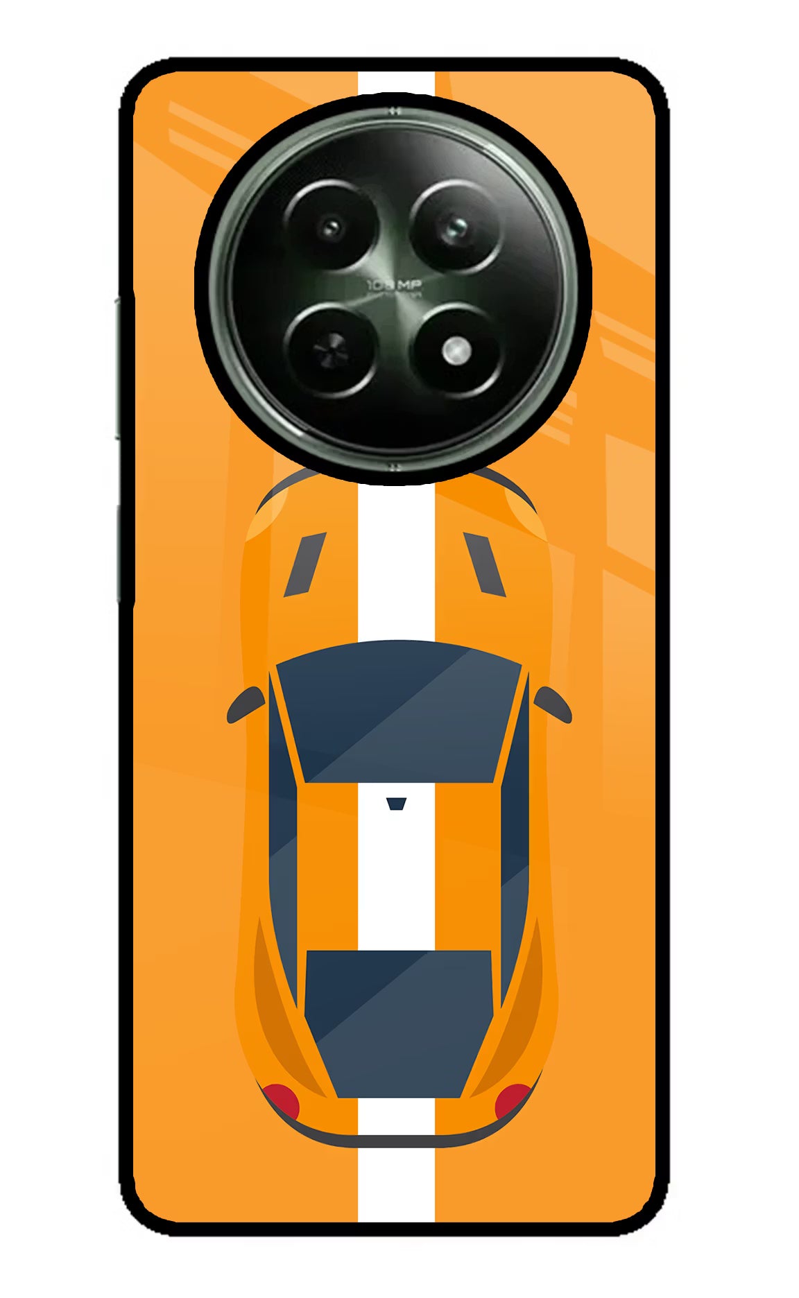 Highway Pursuit Realme 12x 5G Back Cover - Highway Pursuit Realme 12x 5G Glass Case Back Cover by Casekaro Highway Pursuit Realme 12x 5G Glass Case Back Cover by Casekaro