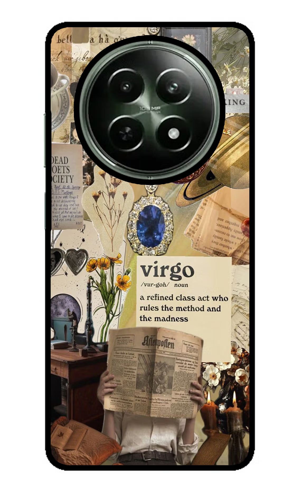 Virgo Zodiac Realme 12x 5G Glass Case - Virgo Zodiac Realme 12x 5G Glass Case Virgo Zodiac Realme 12x 5G Glass Case