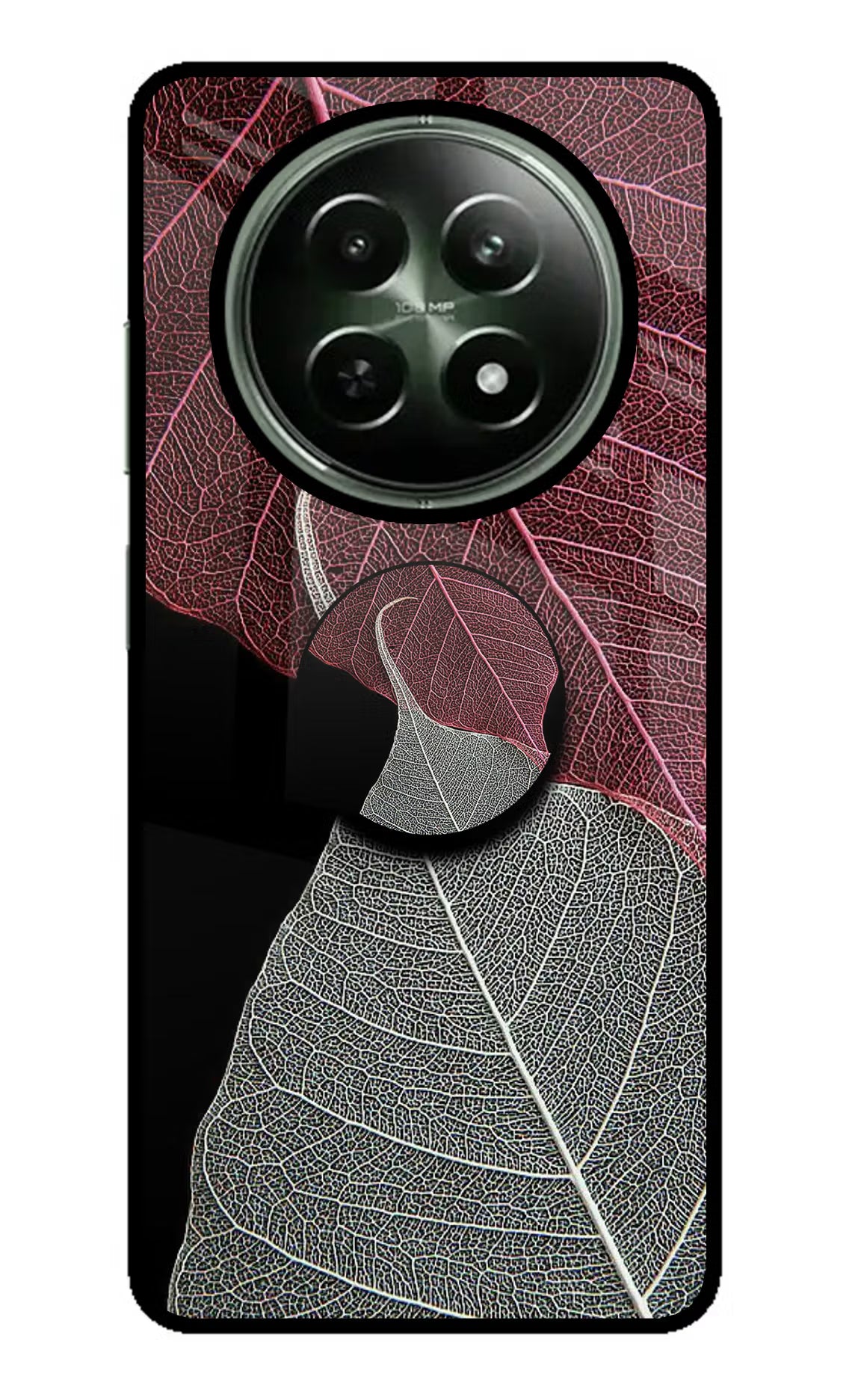 Leaf Pattern Realme 12x 5G Pop Case - Leaf Pattern Realme 12x 5G Pop Case by Casekaro Leaf Pattern Realme 12x 5G Pop Case by Casekaro