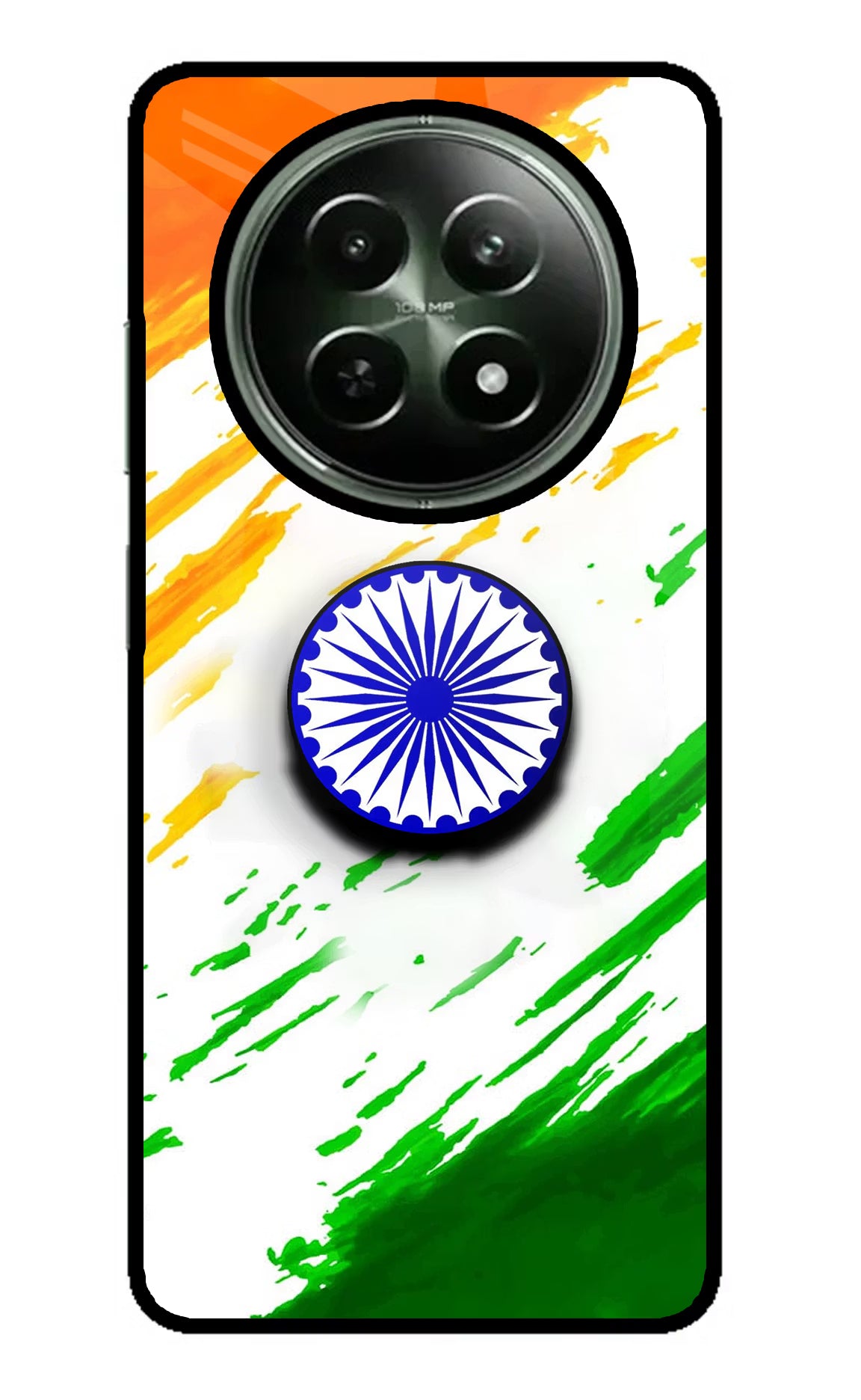 Indian Flag Ashoka Chakra Realme 12x 5G Pop Case - Indian Flag Ashoka Chakra Realme 12x 5G Pop Case by Casekaro Indian Flag Ashoka Chakra Realme 12x 5G Pop Case by Casekaro