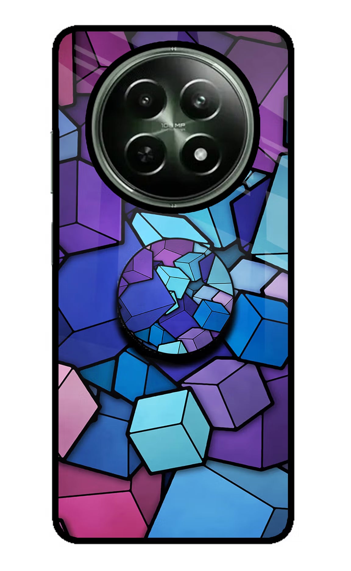 Cubic Abstract Realme 12x 5G Pop Case - Cubic Abstract Realme 12x 5G Pop Case by Casekaro Cubic Abstract Realme 12x 5G Pop Case by Casekaro