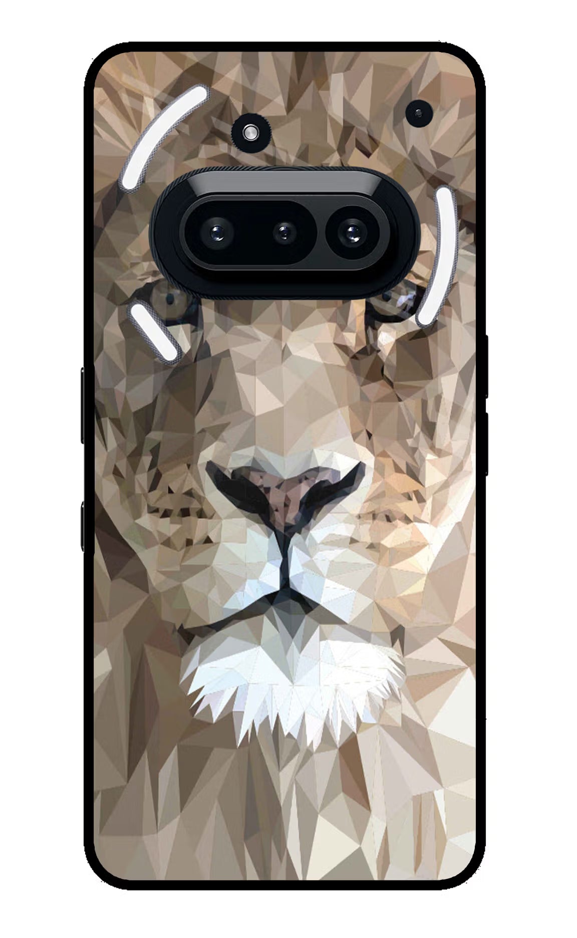 Lion Art Nothing Phone 3A Glass Case - Lion Art Nothing Phone 3A Glass Case Lion Art Nothing Phone 3A Glass Case
