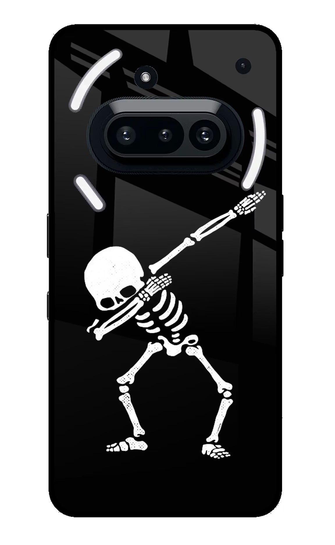 Dabbing Skeleton Art Nothing Phone 3A Glass Case - Dabbing Skeleton Art Nothing Phone 3A Glass Case Dabbing Skeleton Art Nothing Phone 3A Glass Case