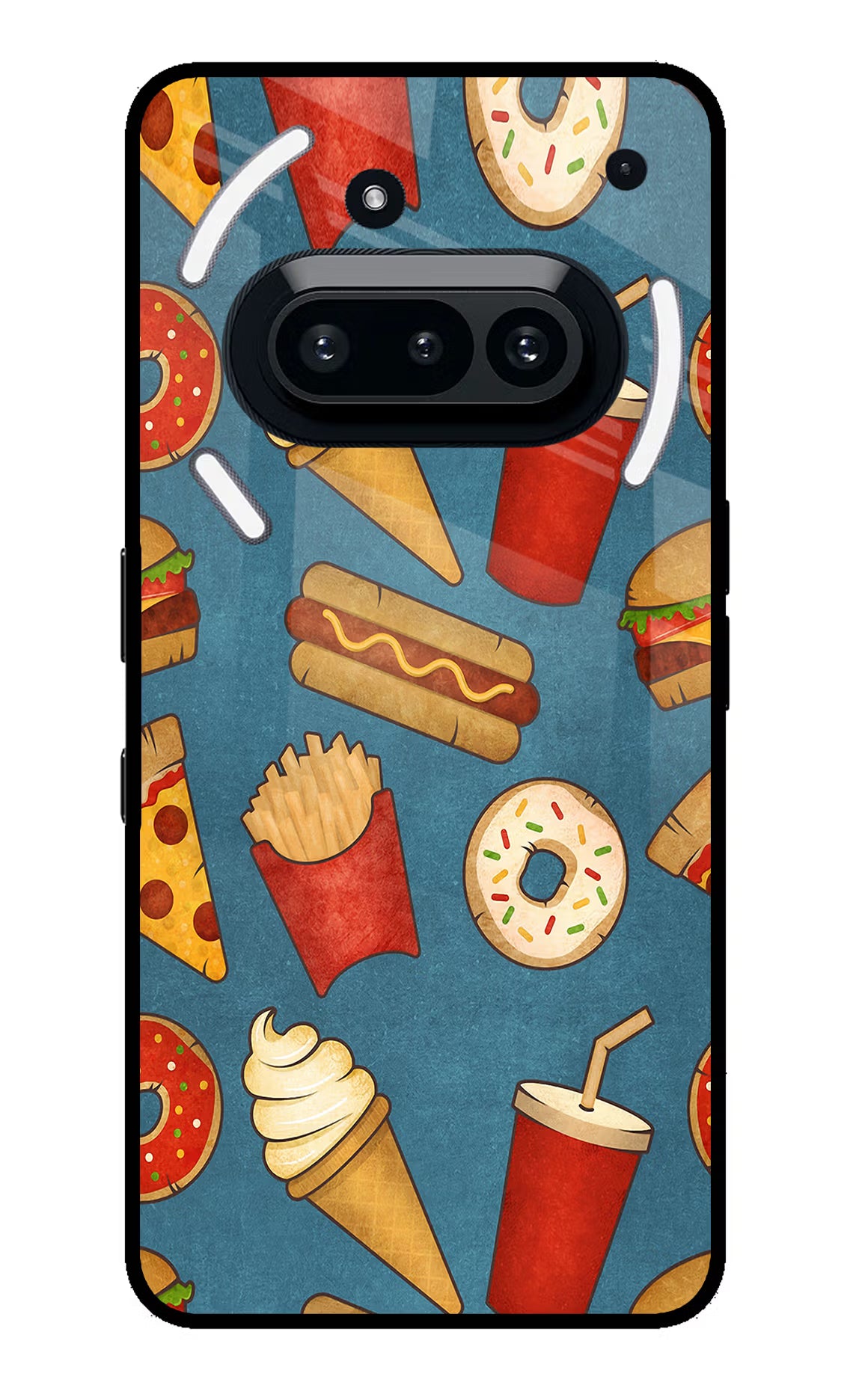 Foodie Nothing Phone 3A Glass Case - Foodie Nothing Phone 3A Glass Case Foodie Nothing Phone 3A Glass Case