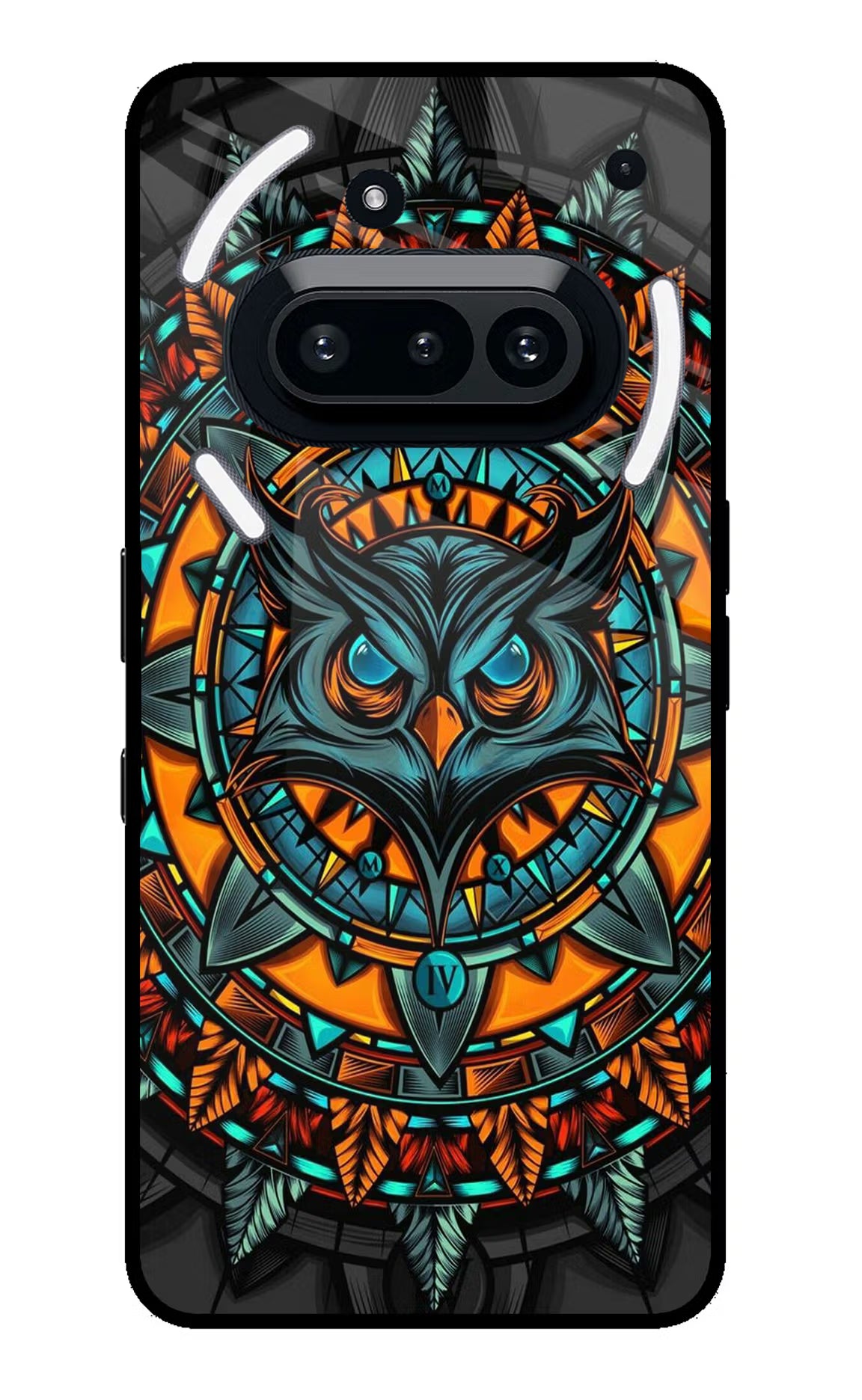 Angry Owl Art Nothing Phone 3A Glass Case - Angry Owl Art Nothing Phone 3A Glass Case Angry Owl Art Nothing Phone 3A Glass Case