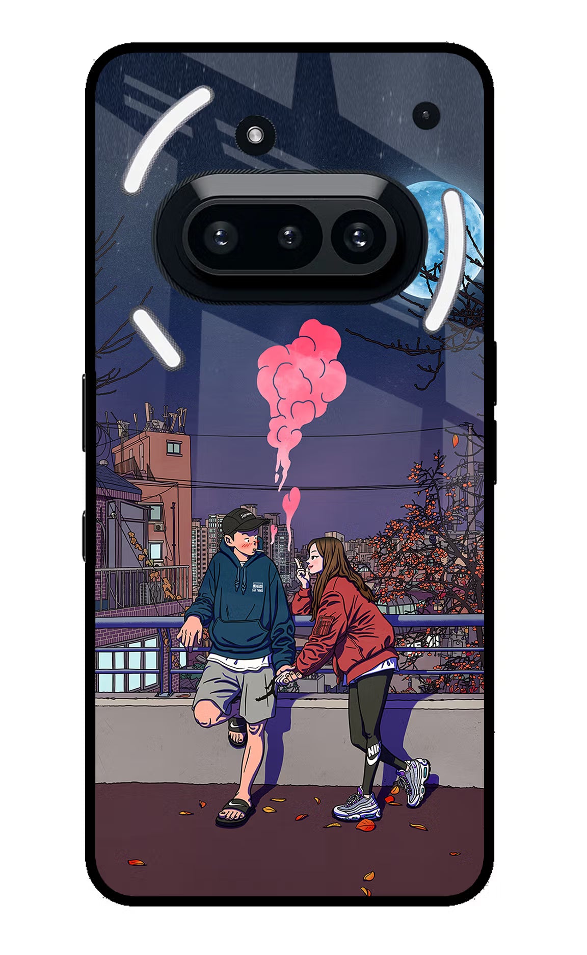 Chilling Couple Nothing Phone 3A Glass Case - Chilling Couple Nothing Phone 3A Glass Case Chilling Couple Nothing Phone 3A Glass Case