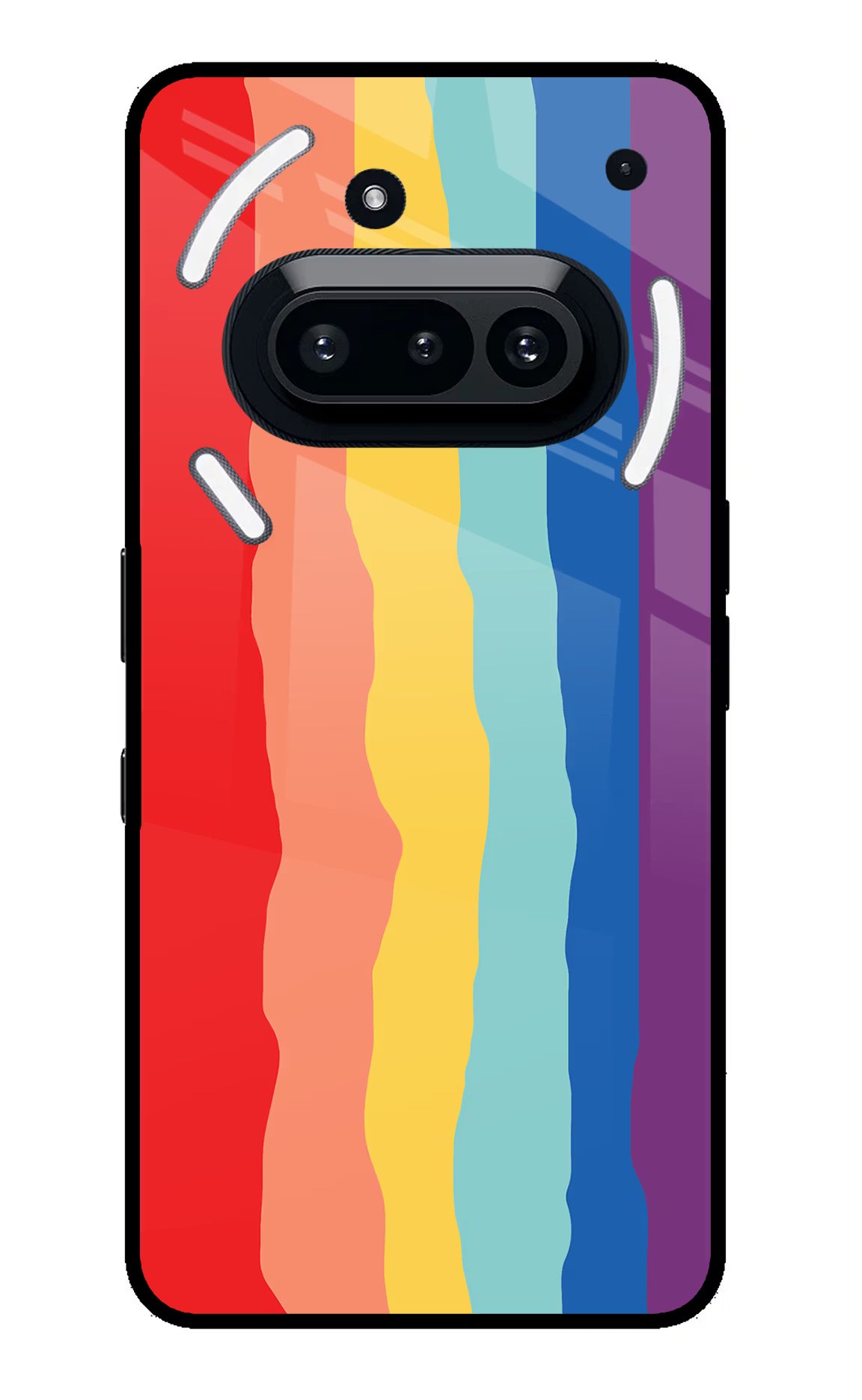 Rainbow Nothing Phone 3A Glass Case - Rainbow Nothing Phone 3A Glass Case Rainbow Nothing Phone 3A Glass Case