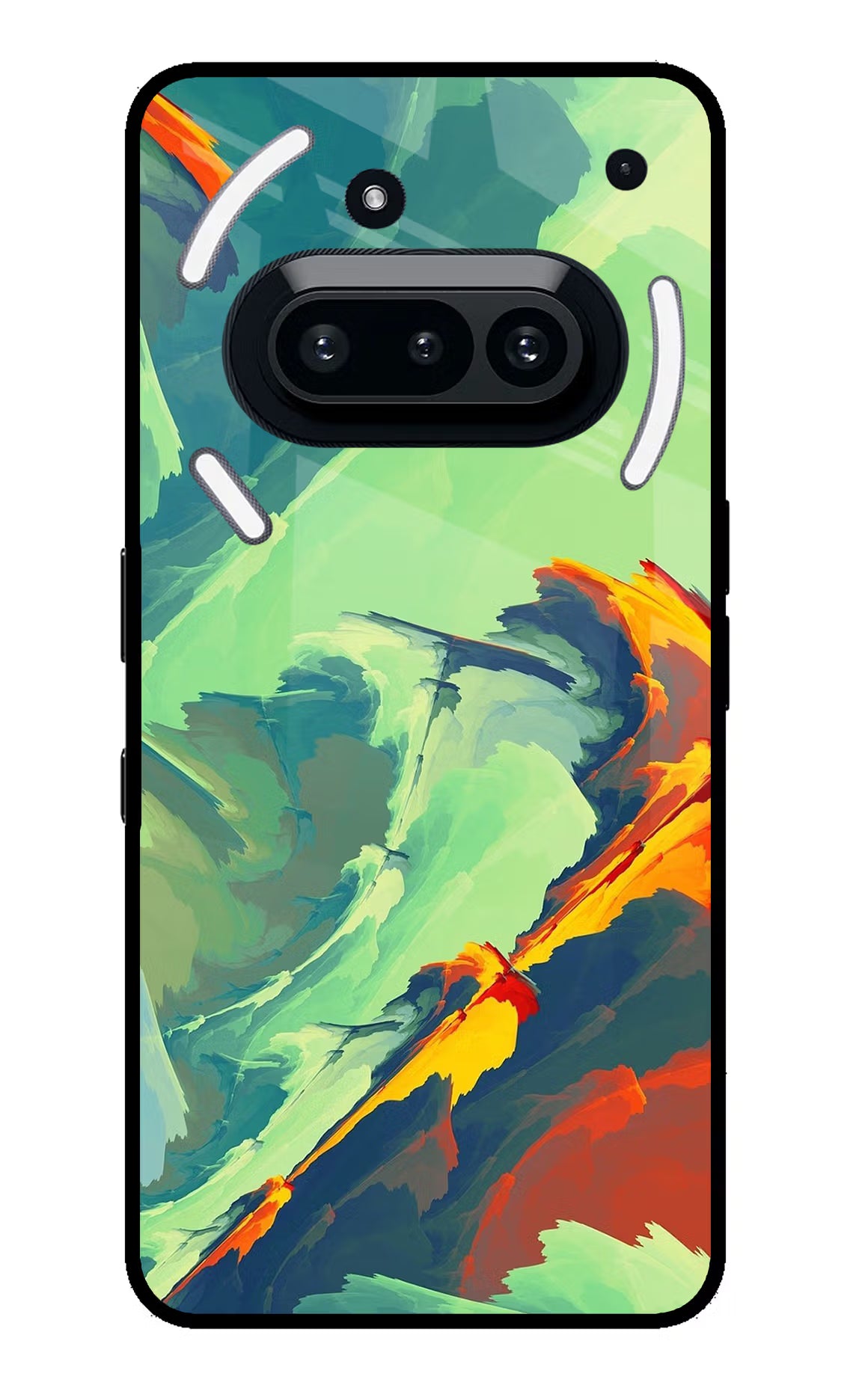 Paint Art Nothing Phone 3A Glass Case - Paint Art Nothing Phone 3A Glass Case Paint Art Nothing Phone 3A Glass Case