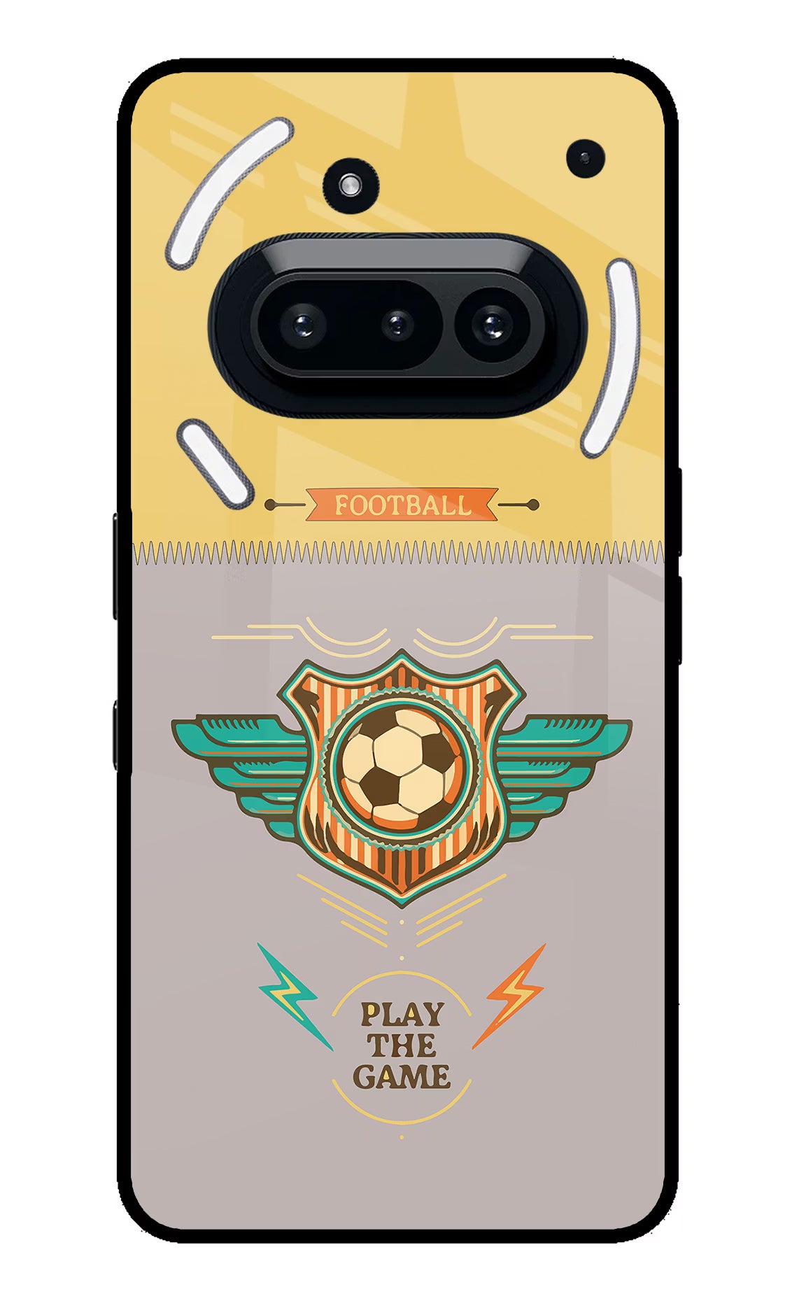 Football Nothing Phone 3A Glass Case - Football Nothing Phone 3A Glass Case Football Nothing Phone 3A Glass Case