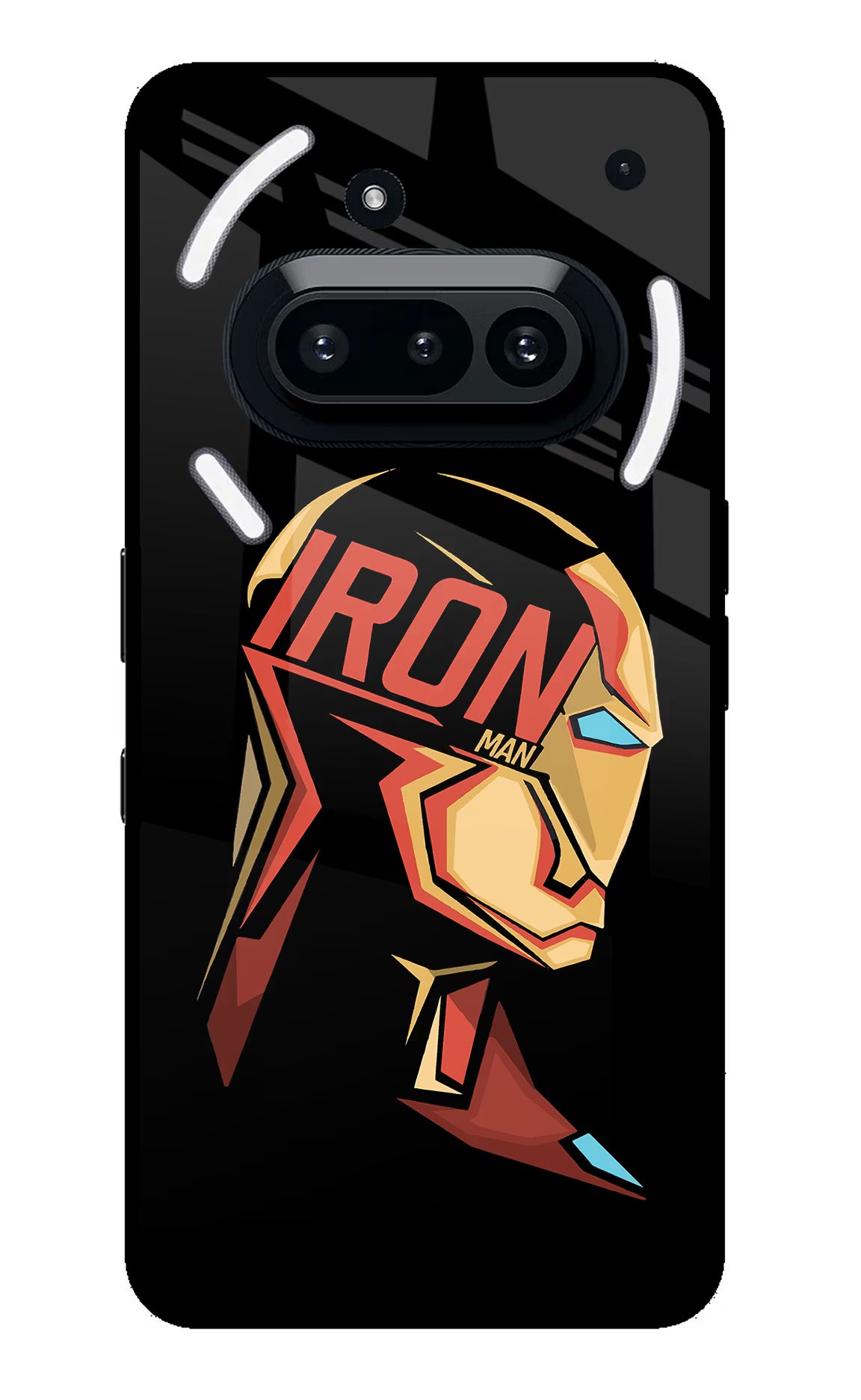 IronMan Nothing Phone 3A Glass Case - IronMan Nothing Phone 3A Glass Case IronMan Nothing Phone 3A Glass Case
