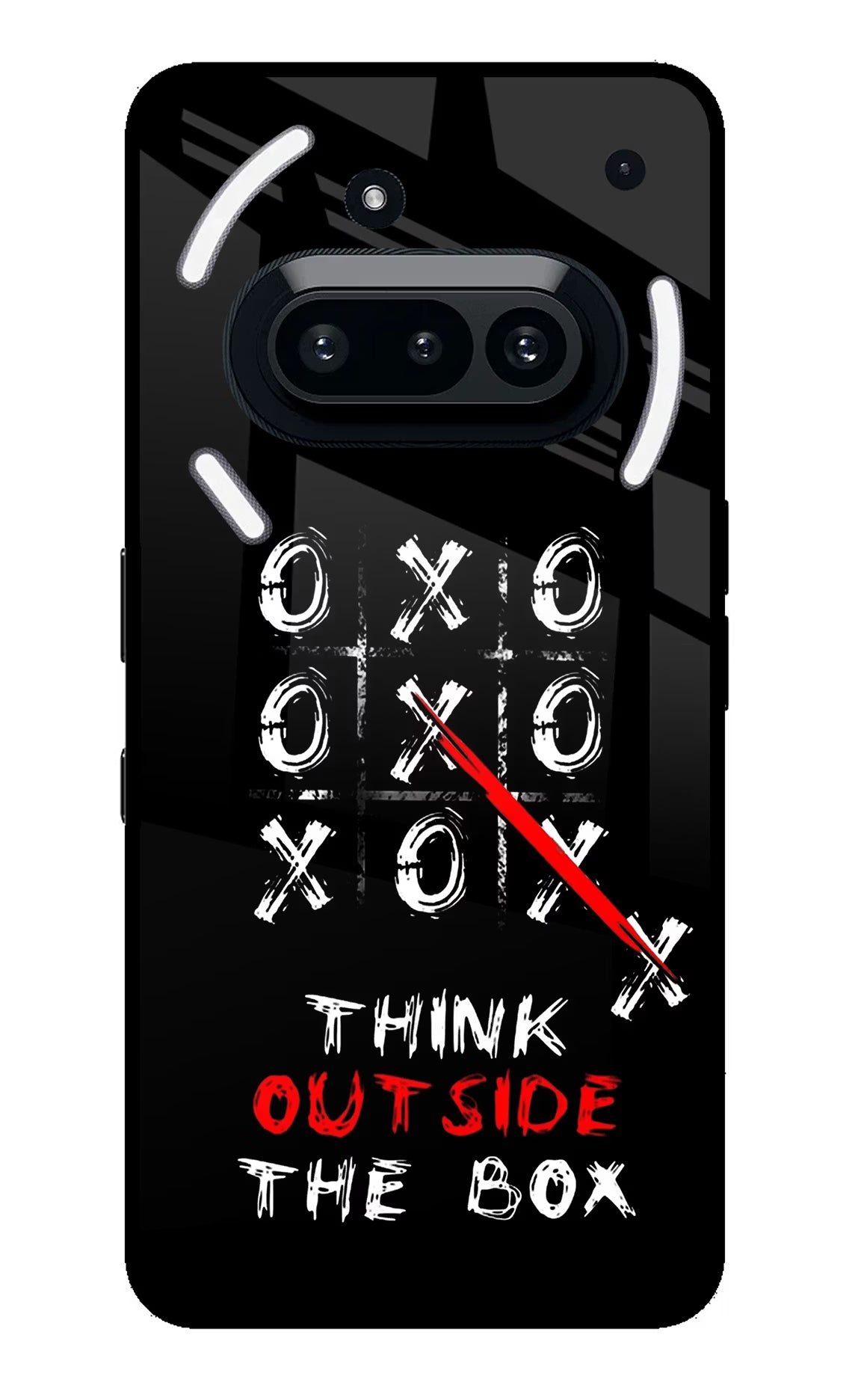 Think out of the BOX Nothing Phone 3A Glass Case - Think out of the BOX Nothing Phone 3A Glass Case Think out of the BOX Nothing Phone 3A Glass Case