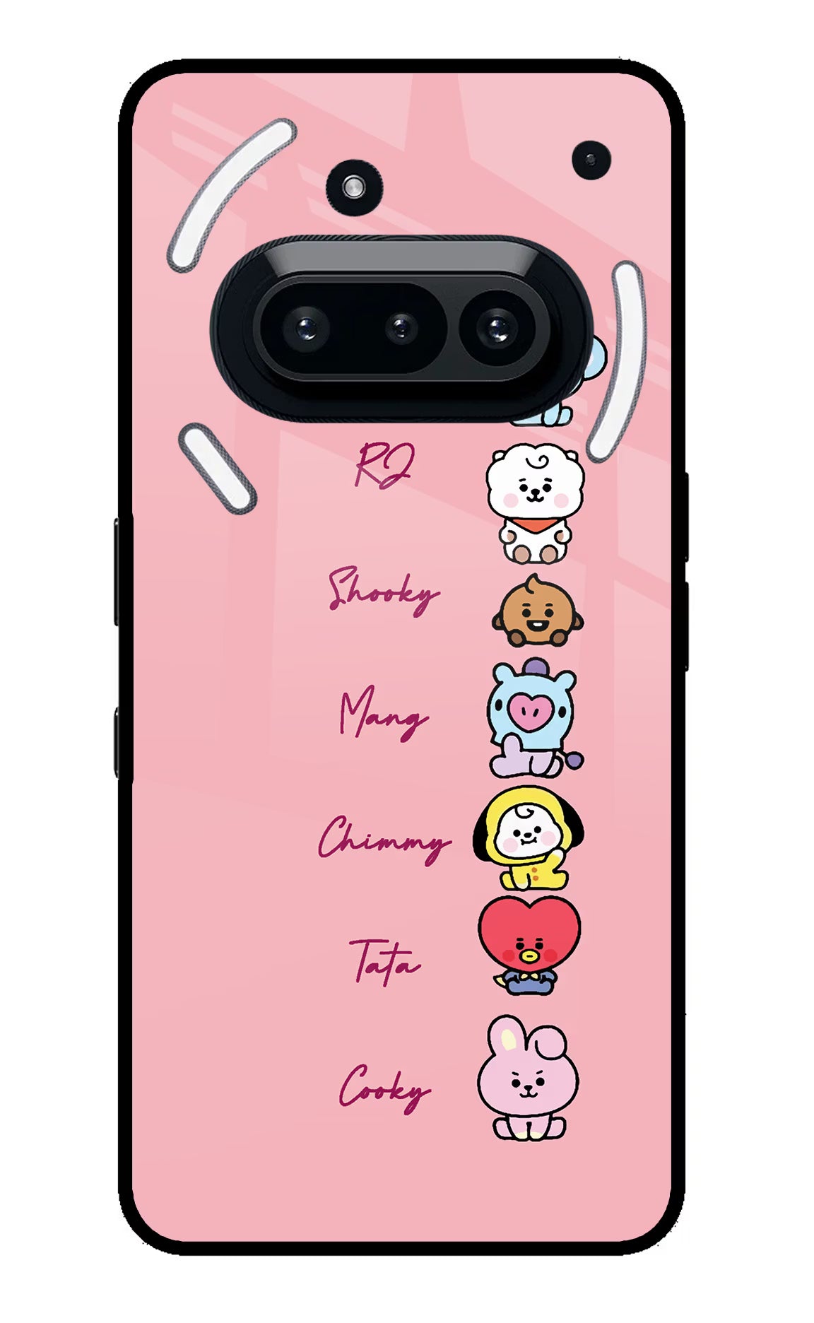 BTS names Nothing Phone 3A Glass Case - BTS names Nothing Phone 3A Glass Case BTS names Nothing Phone 3A Glass Case