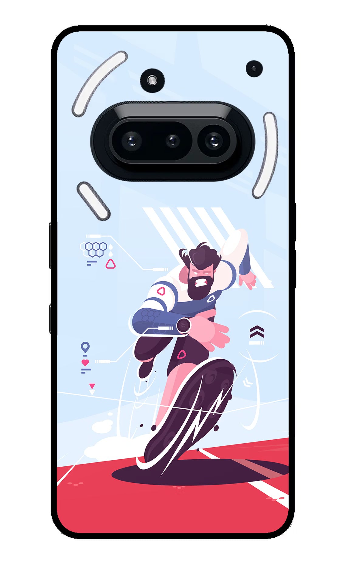 Run Pro Nothing Phone 3A Glass Case - Run Pro Nothing Phone 3A Glass Case Run Pro Nothing Phone 3A Glass Case