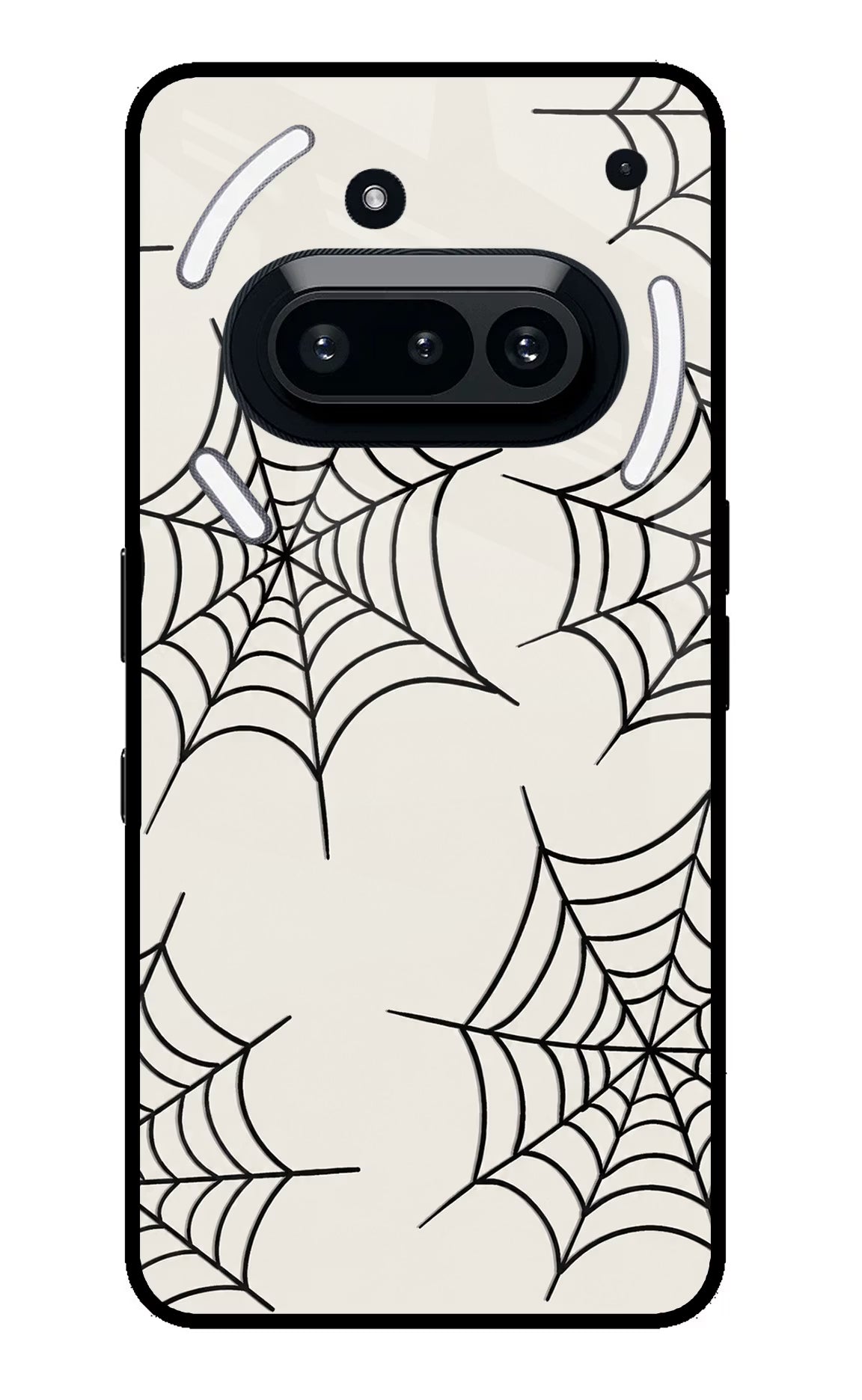 Spider Web Nothing Phone 3A Glass Case - Spider Web Nothing Phone 3A Glass Case Spider Web Nothing Phone 3A Glass Case