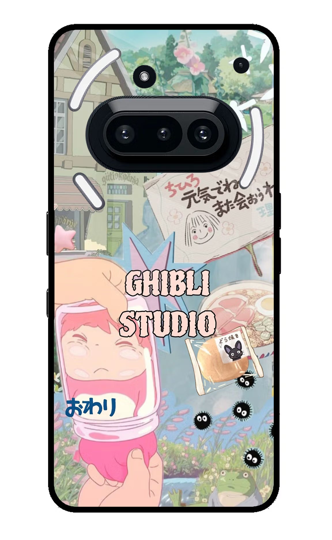 Studio Ghibli Nothing Phone 3A Glass Case - Studio Ghibli Nothing Phone 3A Glass Case Studio Ghibli Nothing Phone 3A Glass Case