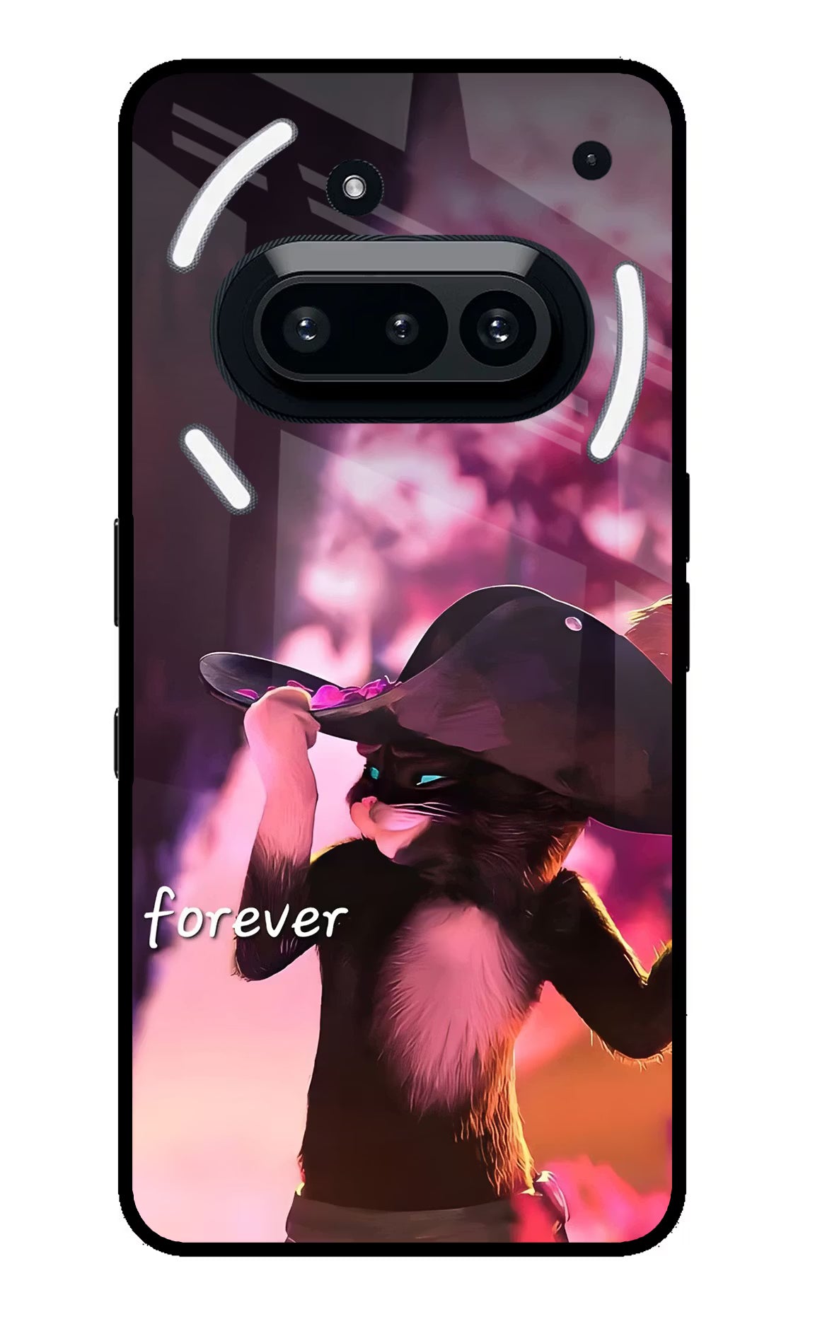 Forever Cat Nothing Phone 3A Glass Case - Forever Cat Nothing Phone 3A Glass Case Forever Cat Nothing Phone 3A Glass Case