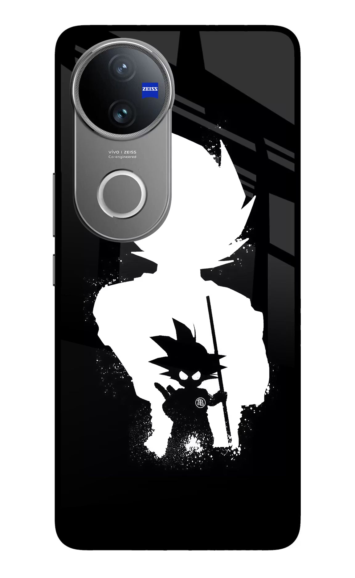 Goku Shadow Vivo V50 5G Glass Case - Goku Shadow Vivo V50 5G Glass Case Goku Shadow Vivo V50 5G Glass Case