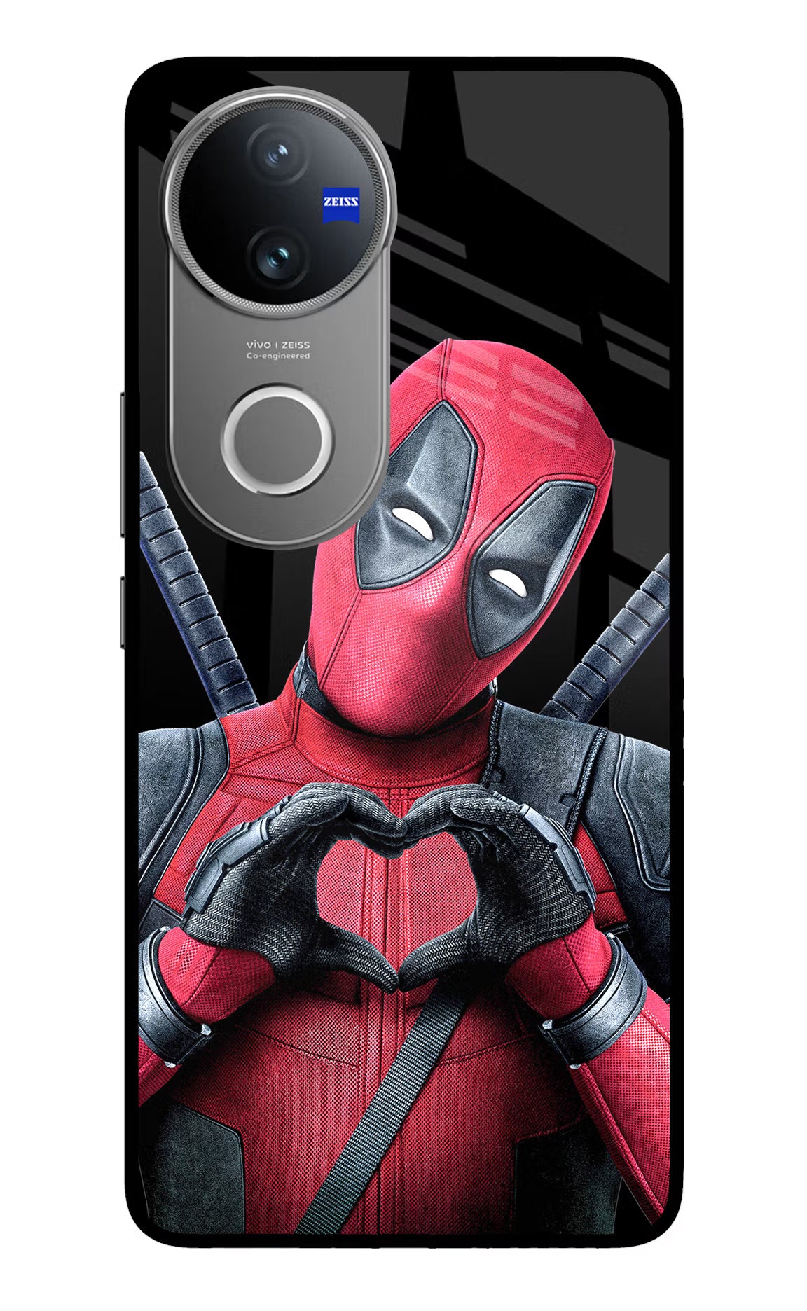 Deadpool Vivo V50 5G Glass Case - Deadpool Vivo V50 5G Glass Case Deadpool Vivo V50 5G Glass Case