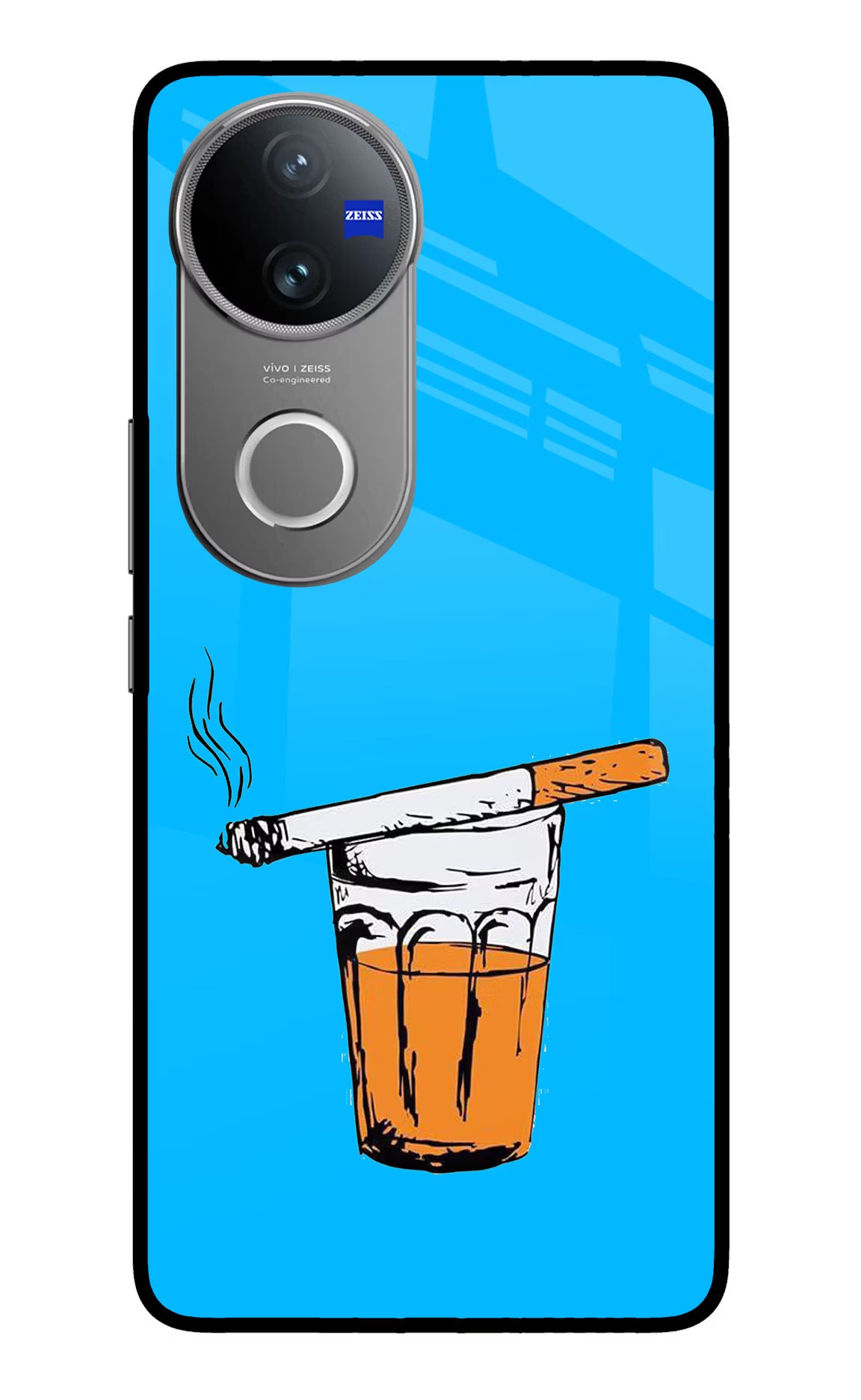 Chai Sutta Vivo V50 5G Glass Case - Chai Sutta Vivo V50 5G Glass Case Chai Sutta Vivo V50 5G Glass Case