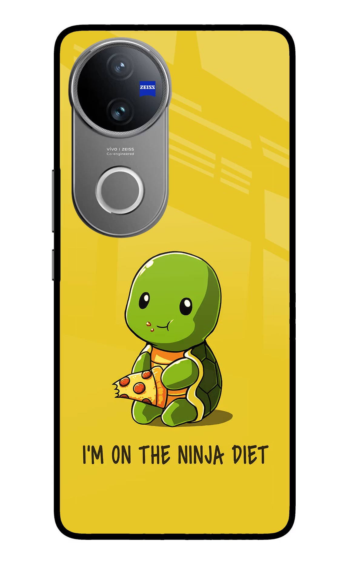 I'm on Ninja Diet Vivo V50 5G Glass Case Back Cover by Casekaro
