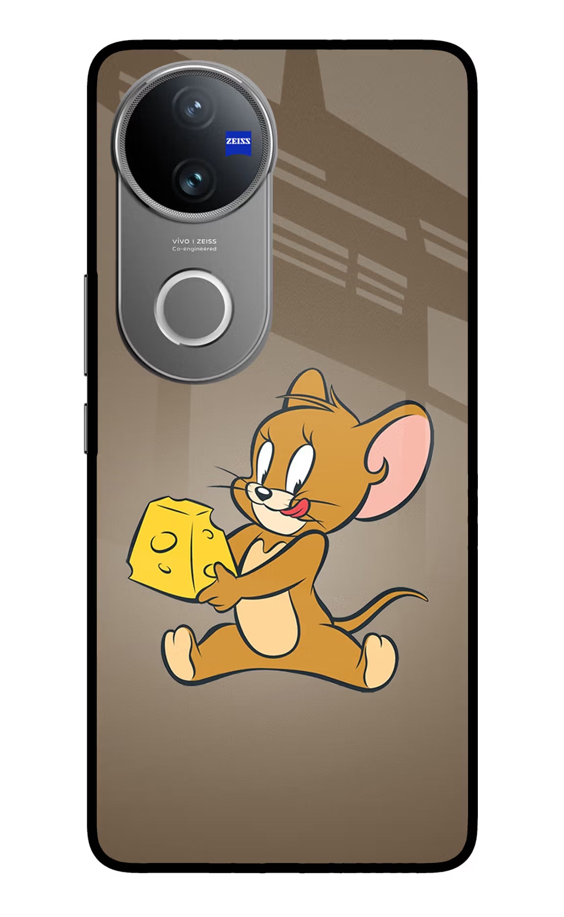 Jerry Vivo V50 5G Glass Case Back Cover by Casekaro