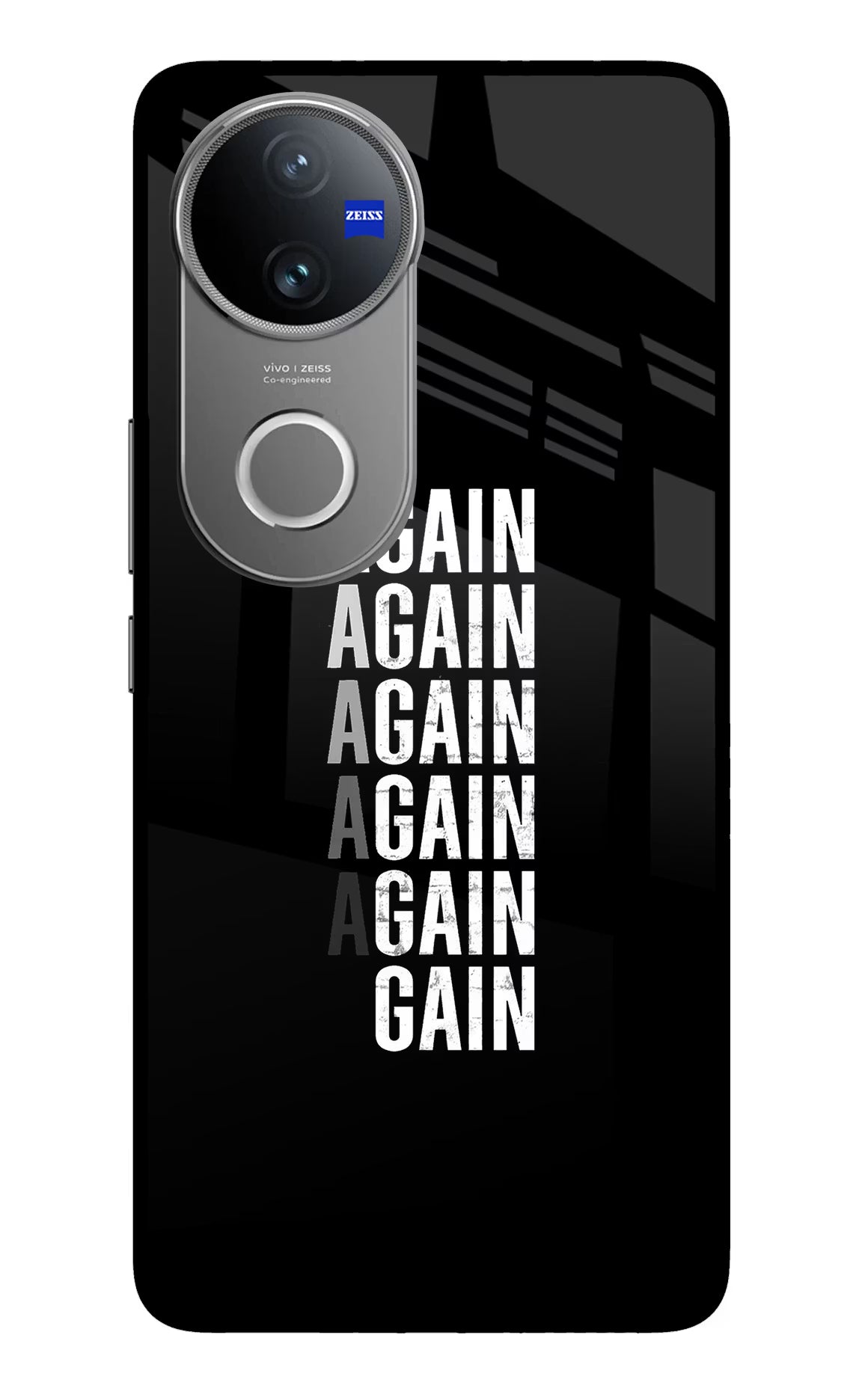 Again Again Gain Vivo V50 5G Glass Case - Again Again Gain Vivo V50 5G Glass Case Again Again Gain Vivo V50 5G Glass Case